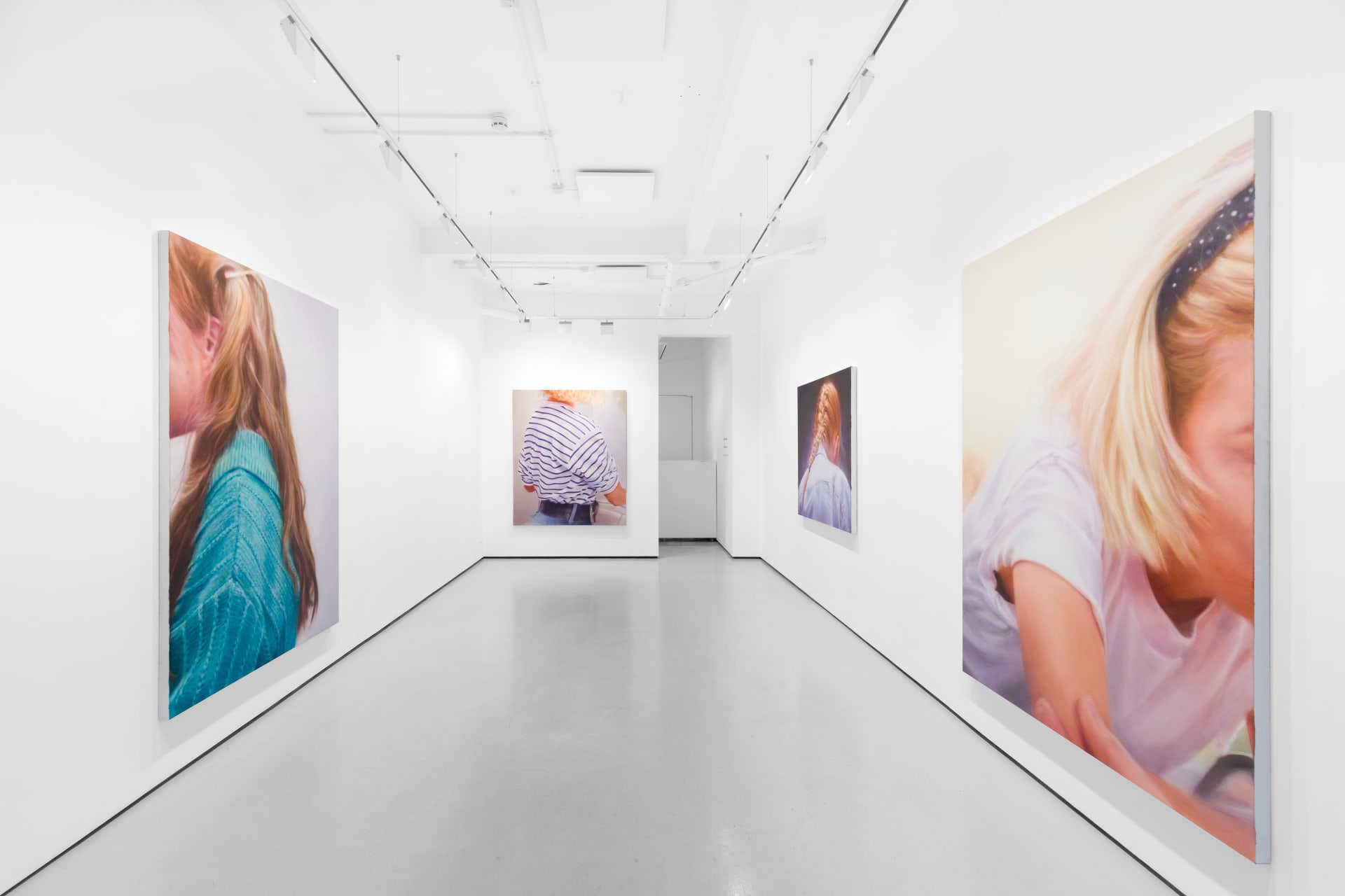 Installation views of Rachel Lancaster's exhibition 'Notes Lie Long' at Workplace in London