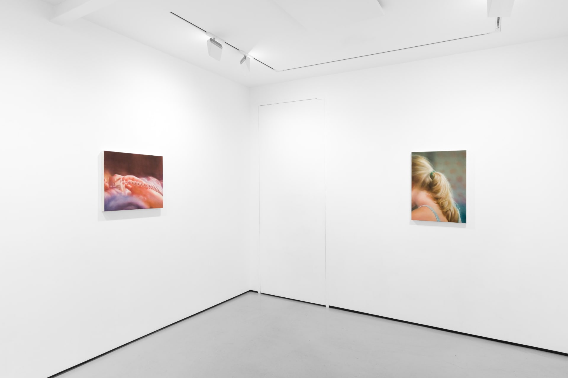 Installation views of Rachel Lancaster's exhibition 'Notes Lie Long' at Workplace in London
