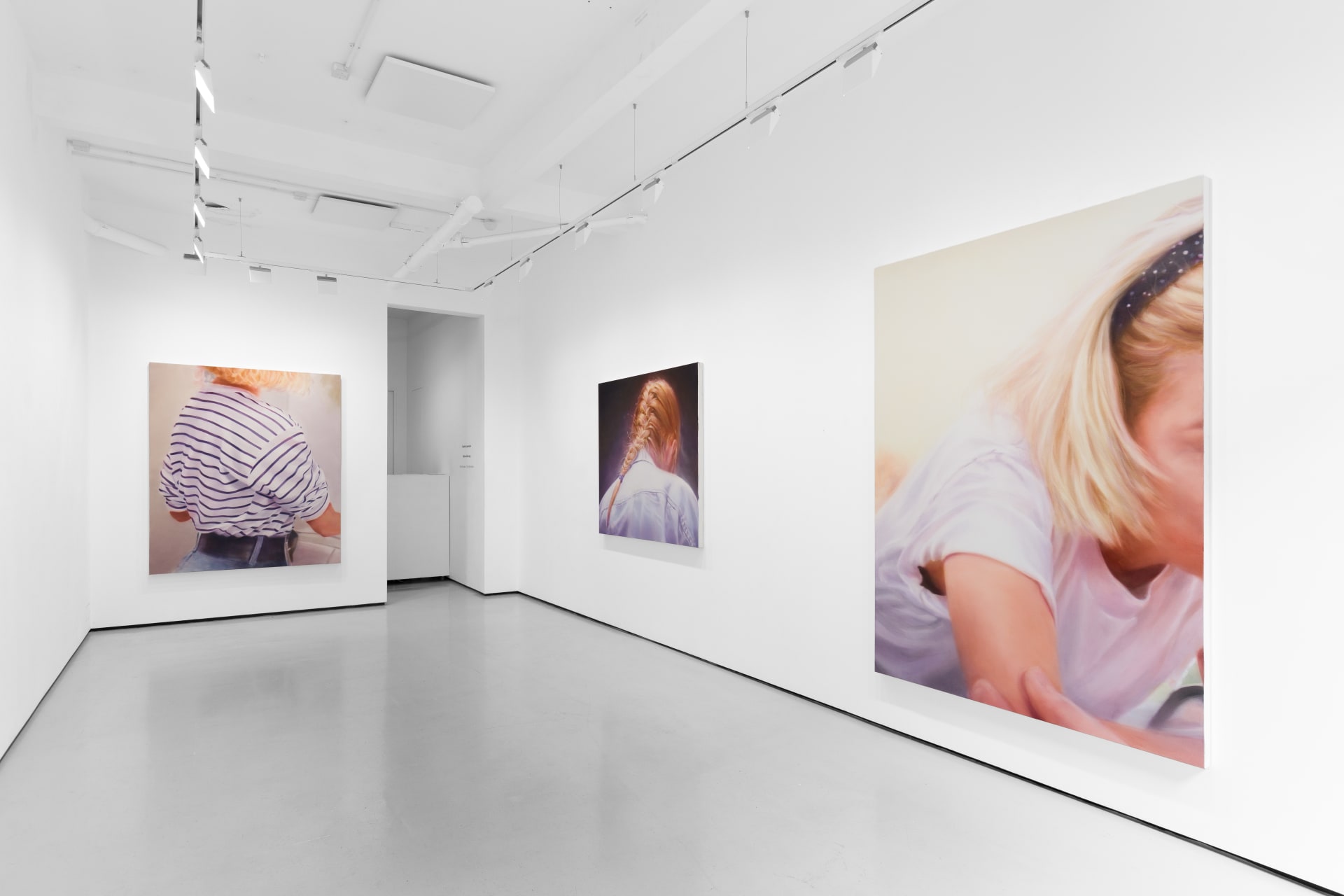Installation views of Rachel Lancaster's exhibition 'Notes Lie Long' at Workplace in London