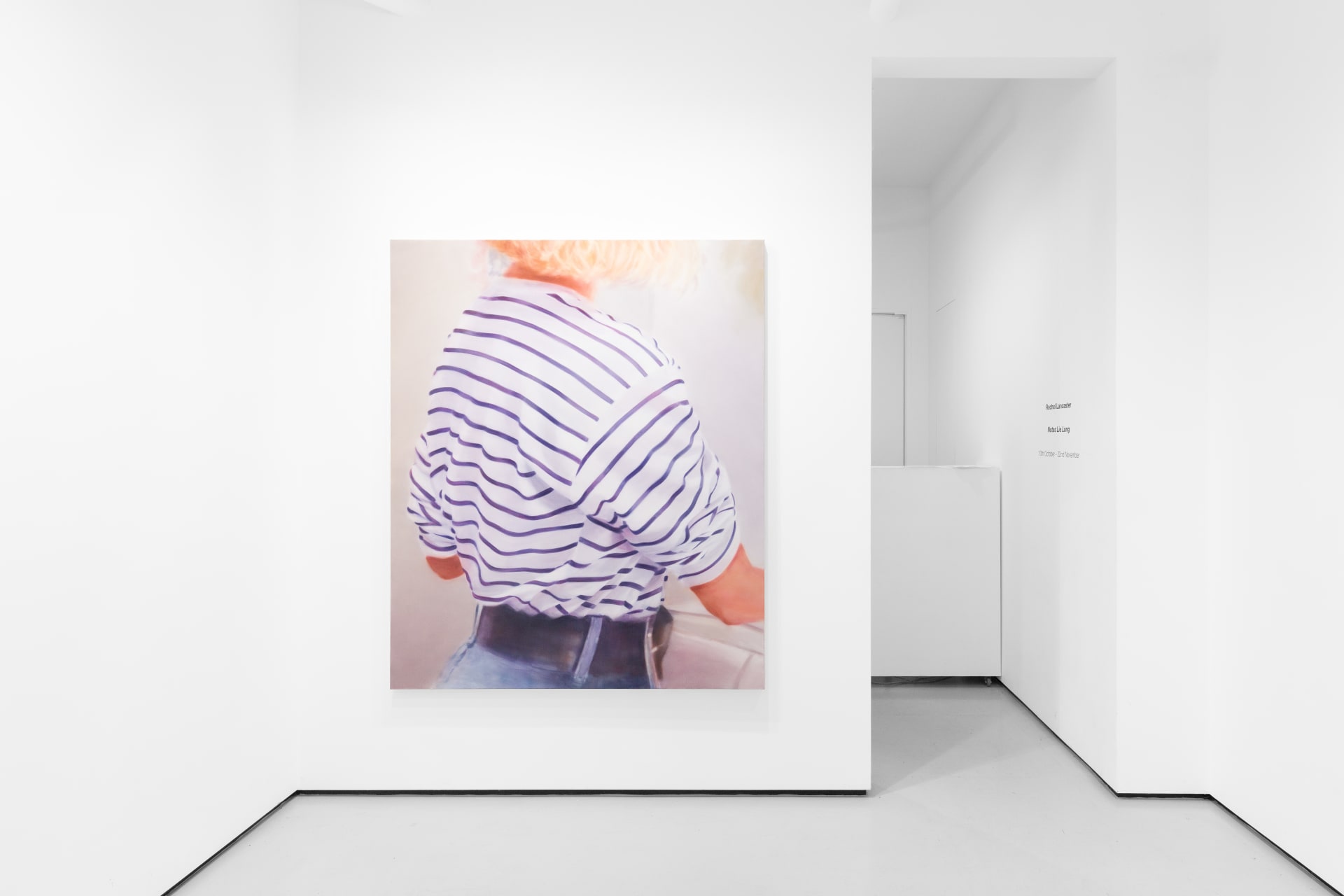 Installation views of Rachel Lancaster's exhibition 'Notes Lie Long' at Workplace in London