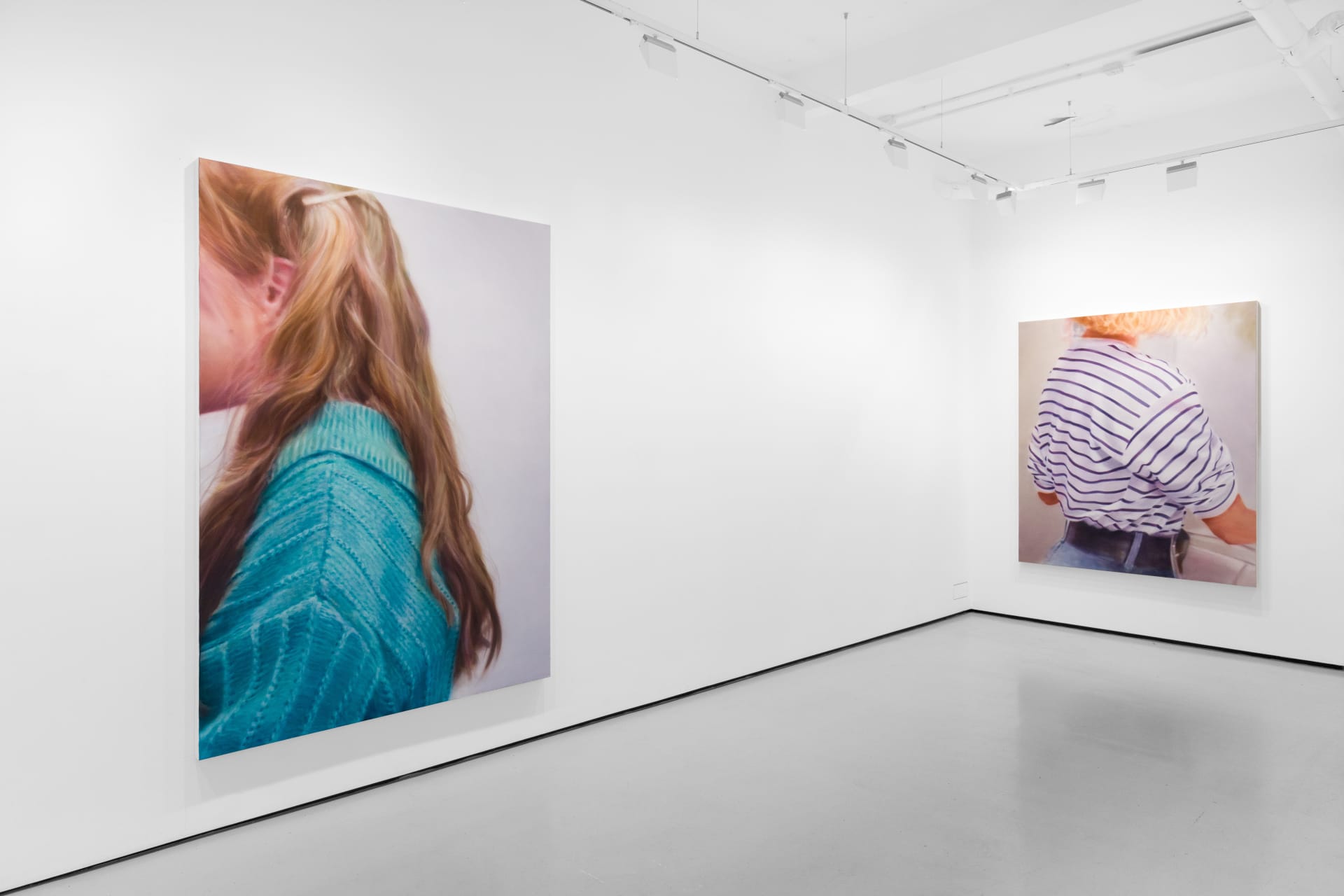 Installation views of Rachel Lancaster's exhibition 'Notes Lie Long' at Workplace in London