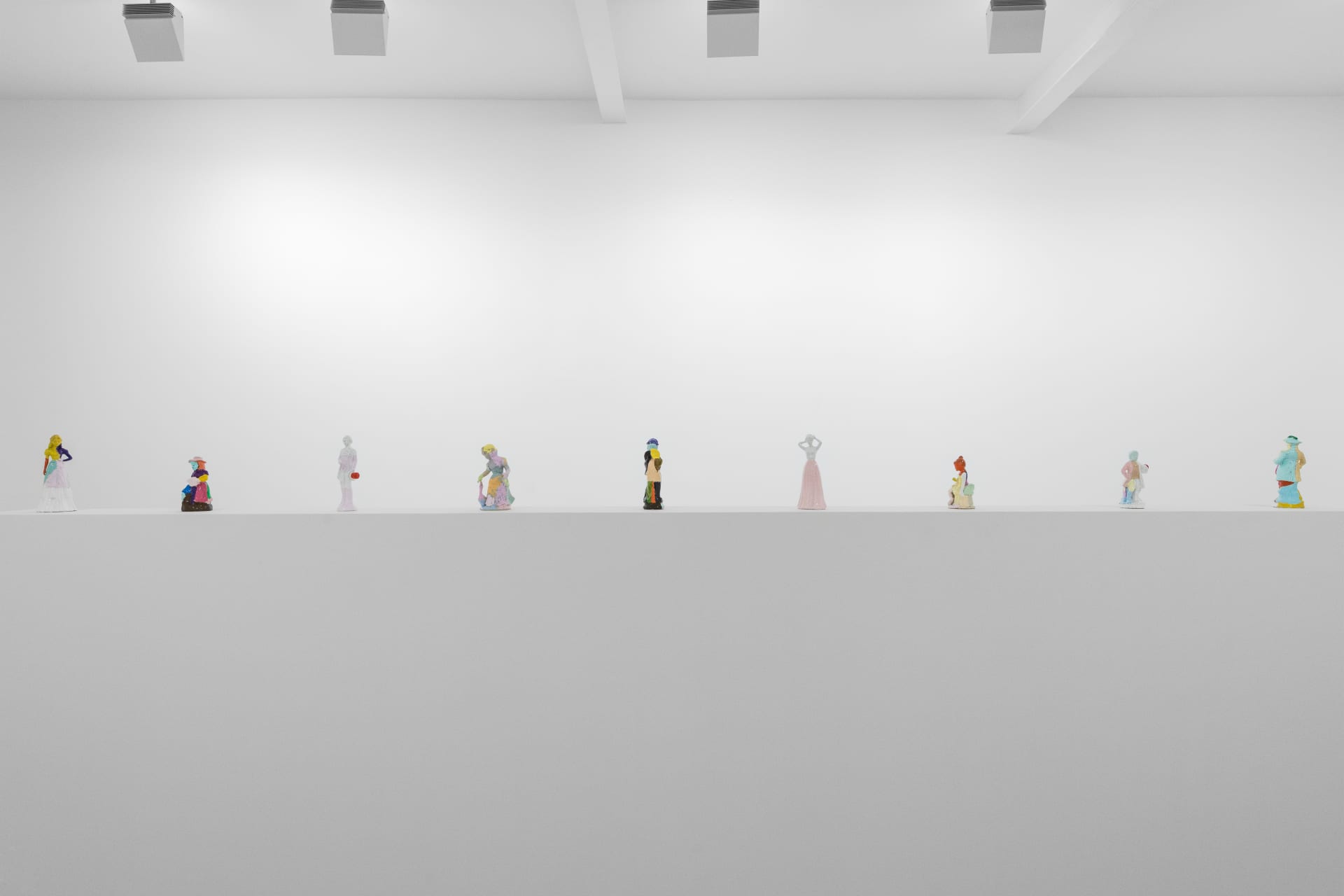 Installation shot of Eric Bainbridge's exhibition PLUCKPLUCK