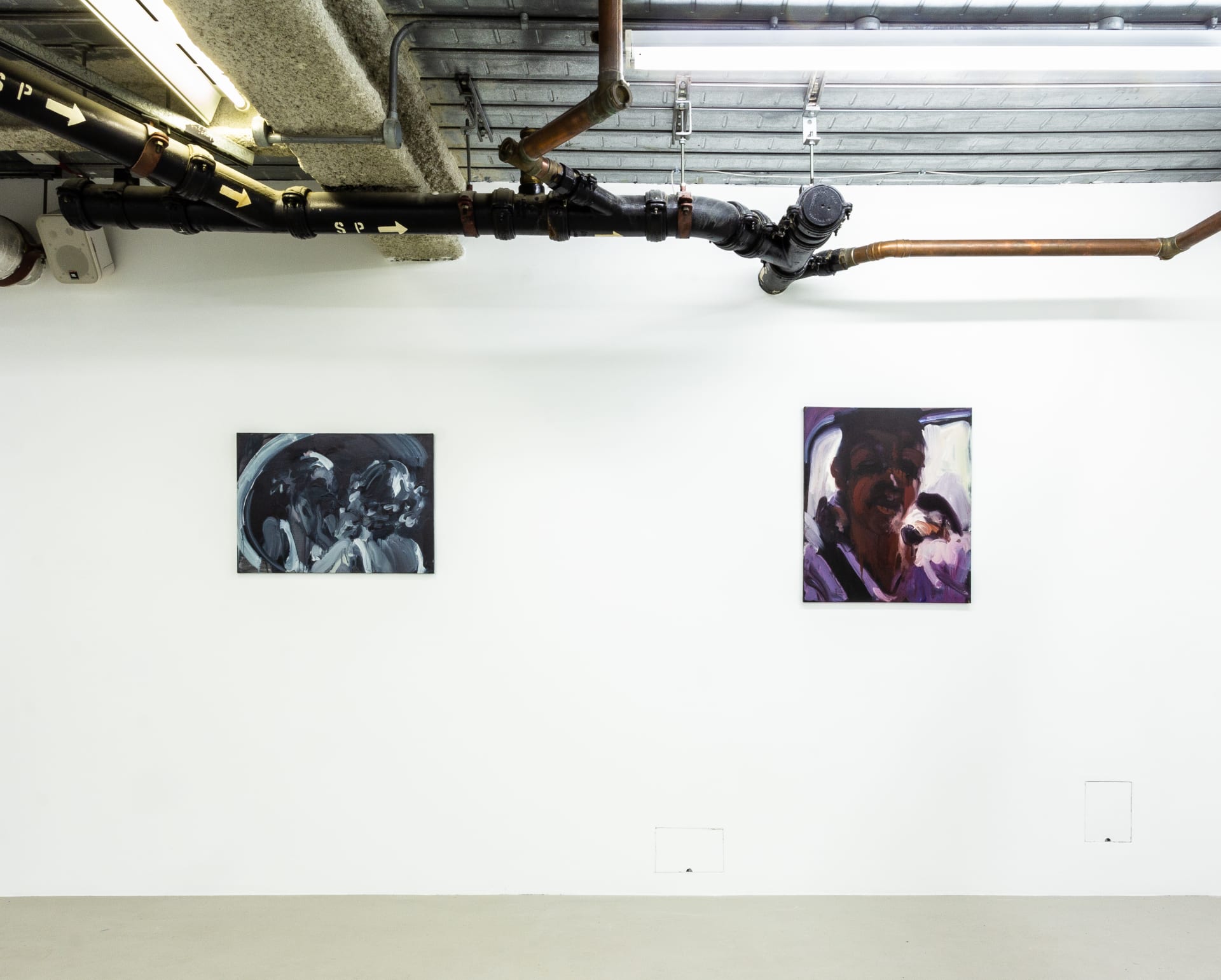 Installation photographs of Laura Lancaster's exhibition 'Shadows and Mirrors' at Workplace | London - 61 Conduit Street 