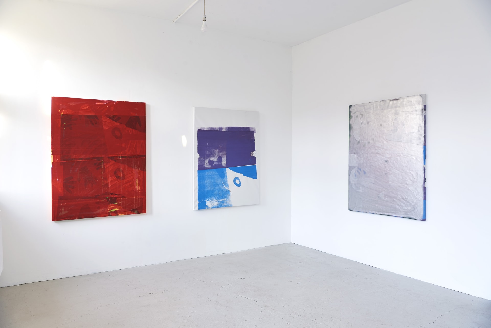 Installation photographs of Mike Pratt's exhibition at Workplace | London