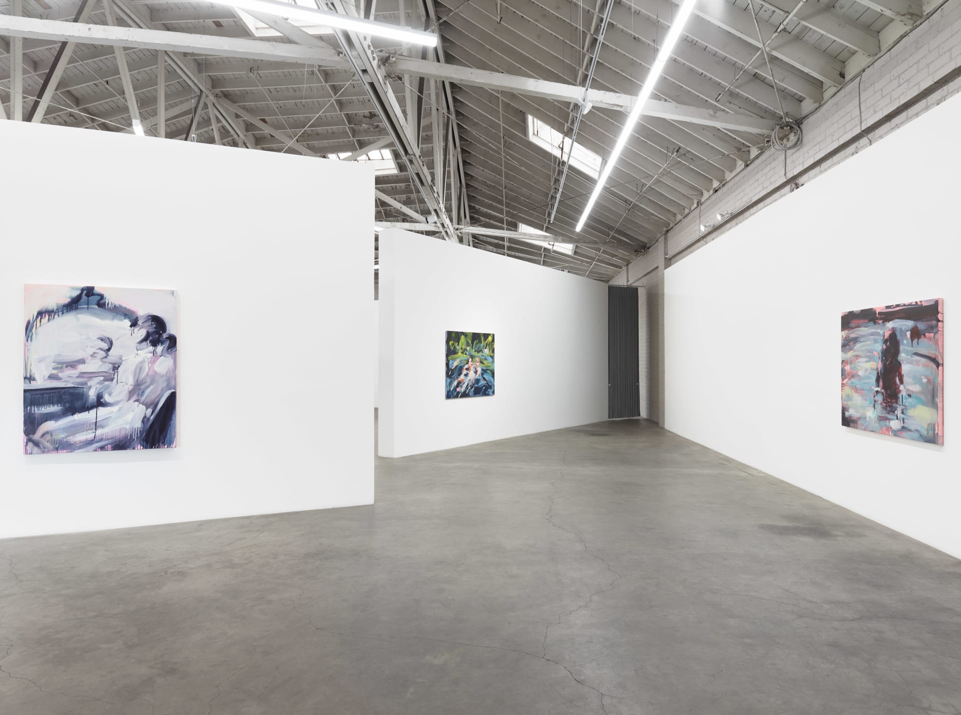 Installation images of Laura Lancaster's solo exhibition at Night Gallery, Los Angeles