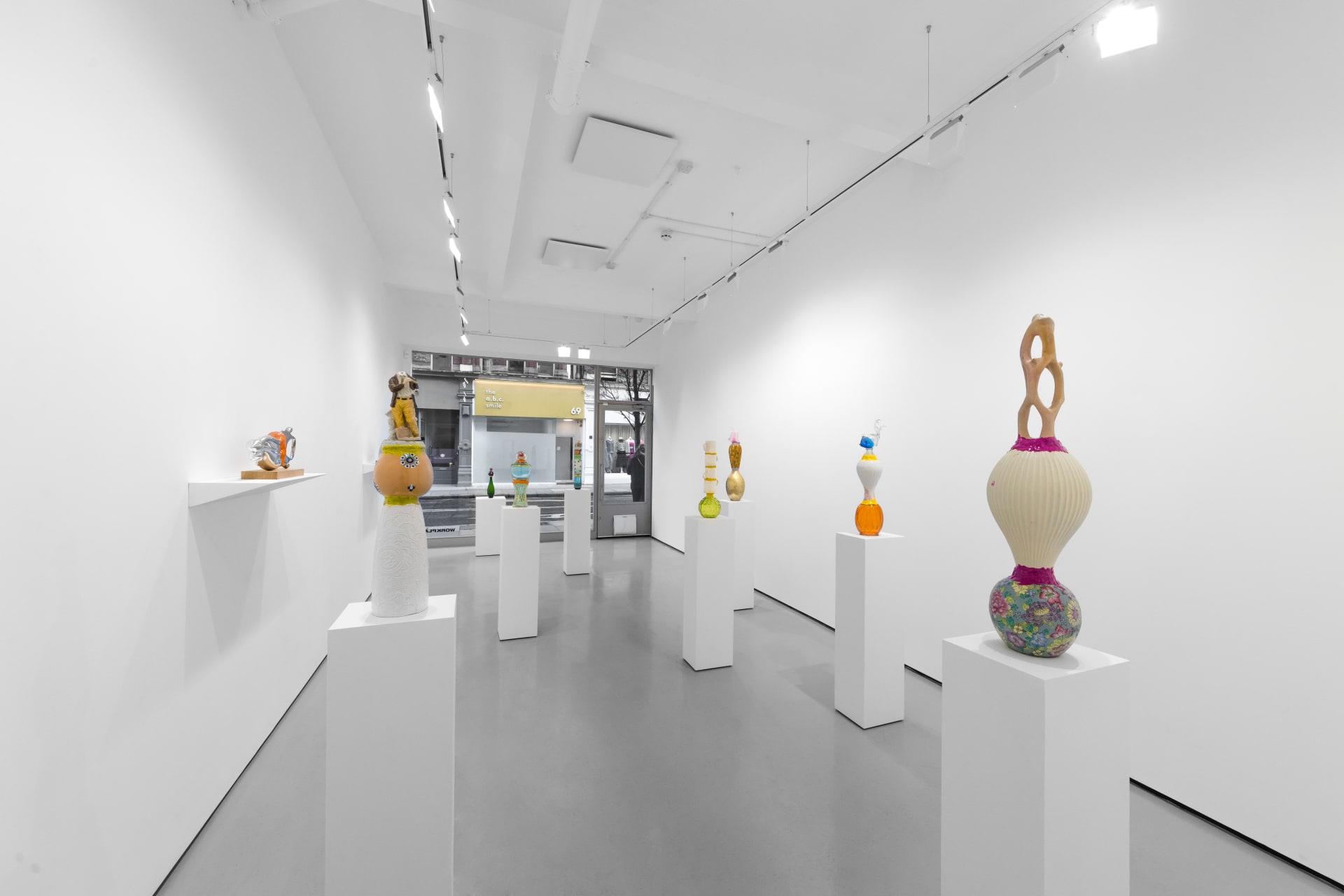 Installation shot of Eric Bainbridge's exhibition PLUCKPLUCK