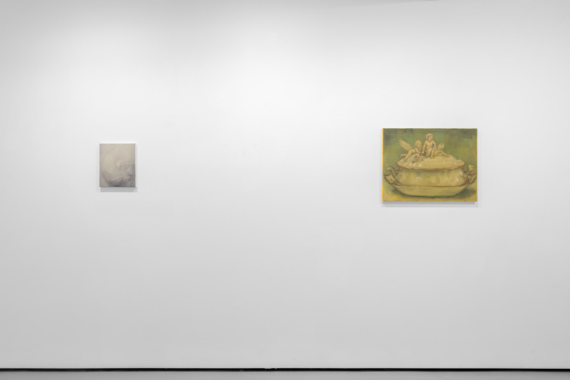 Installation view of the group exhibition Cold Enough for Snow