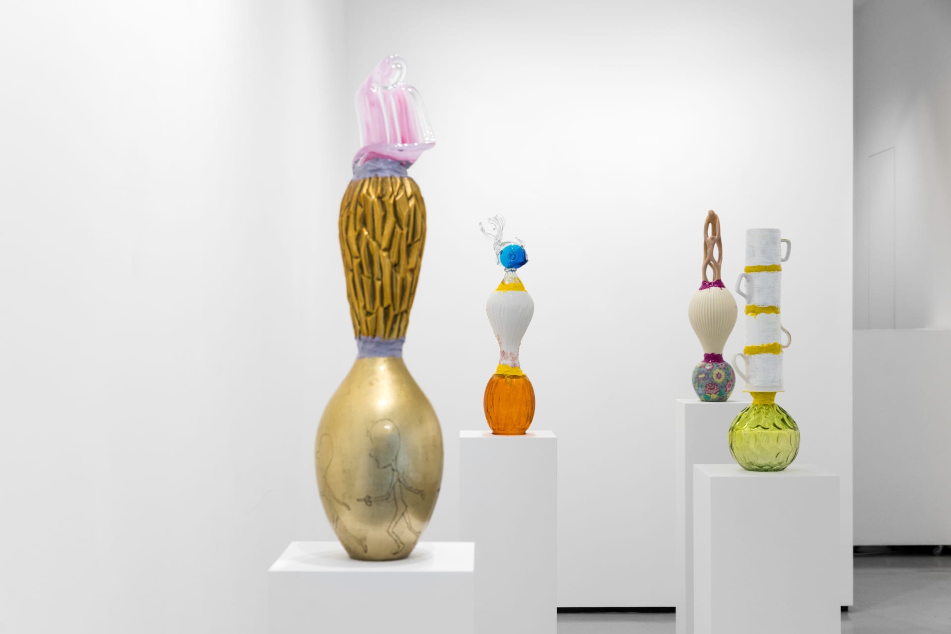 Installation shot of Eric Bainbridge's exhibition PLUCKPLUCK