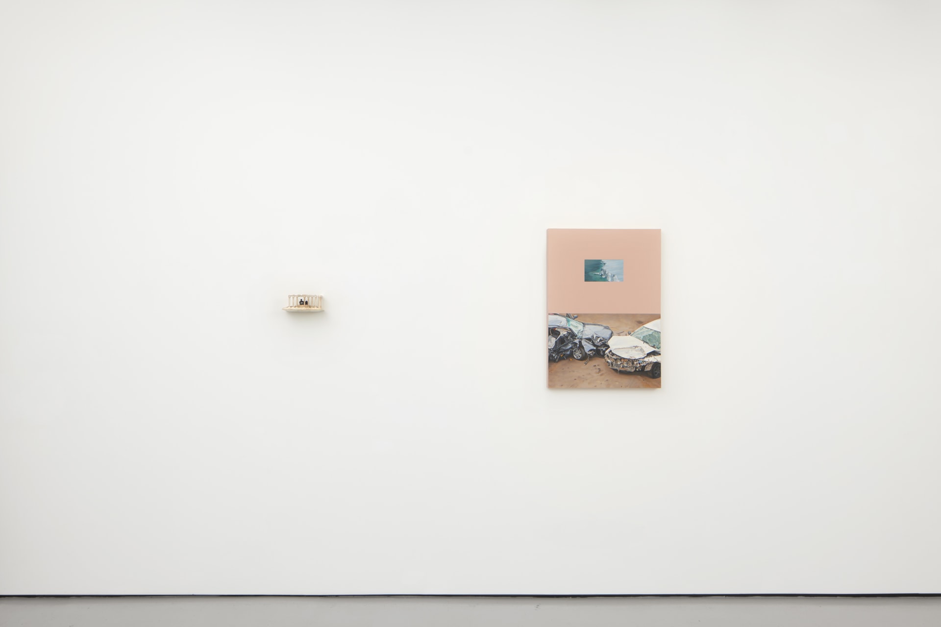 installation shots of 'The Future Leaks Out' at Workplace | London