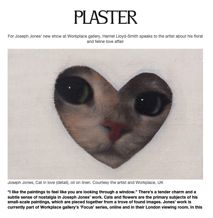 Plaster Magazine article front page 