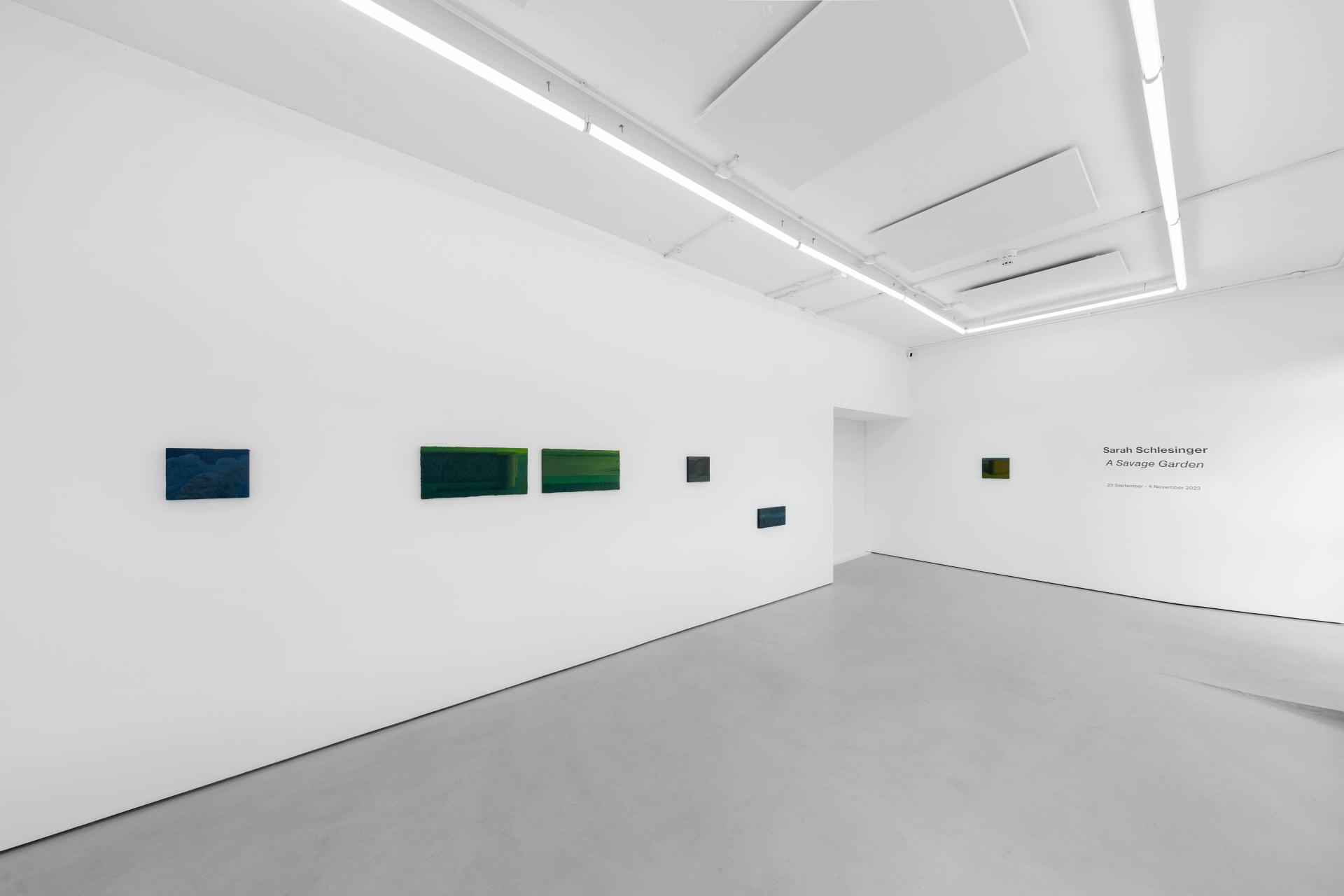 installation views of Sarah Schlesinger's exhibition at Workplace | Newcastle