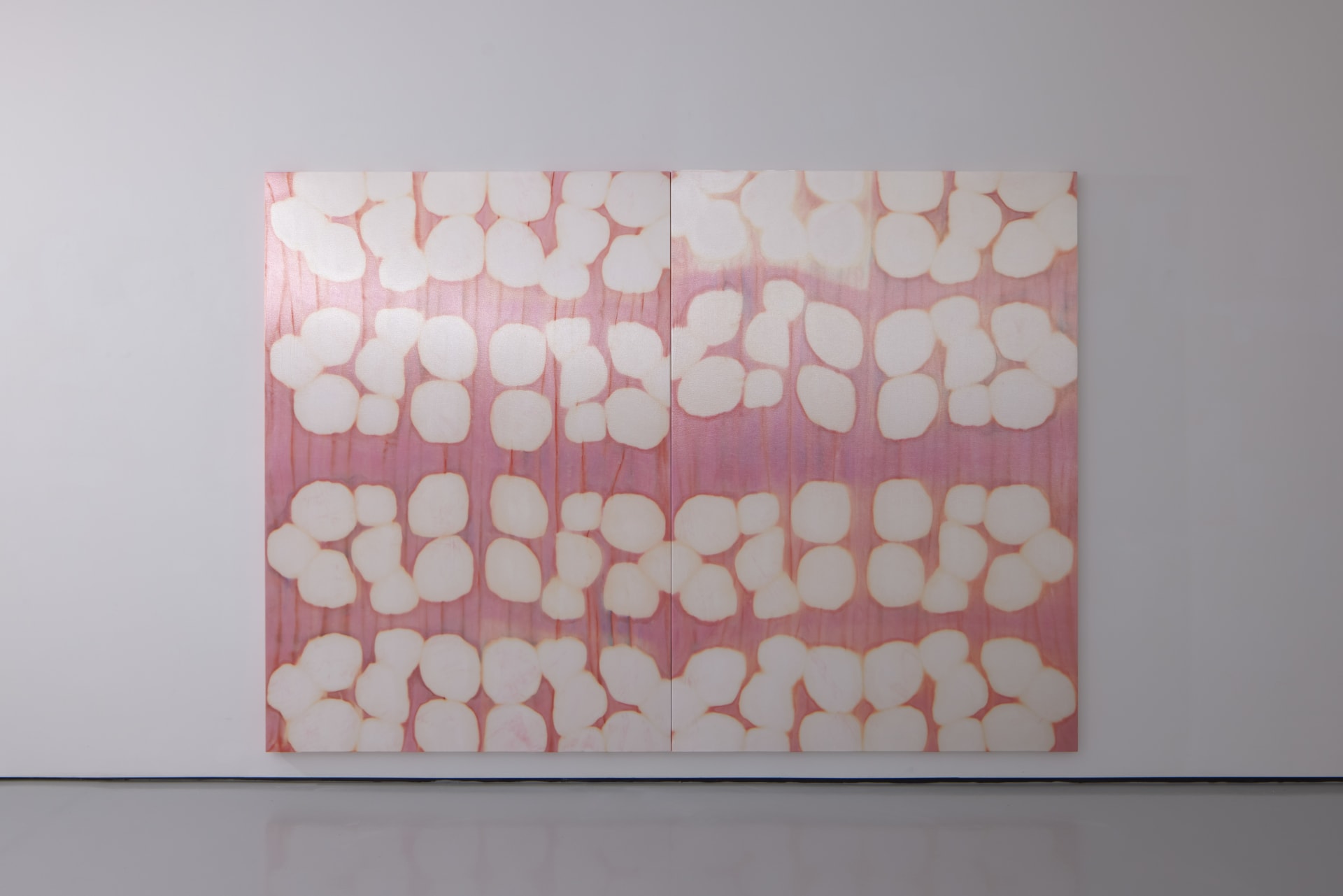 Installation images of Max Boyla's exhibition 'Crying like a fire in the sun' at Workplace, London. 
