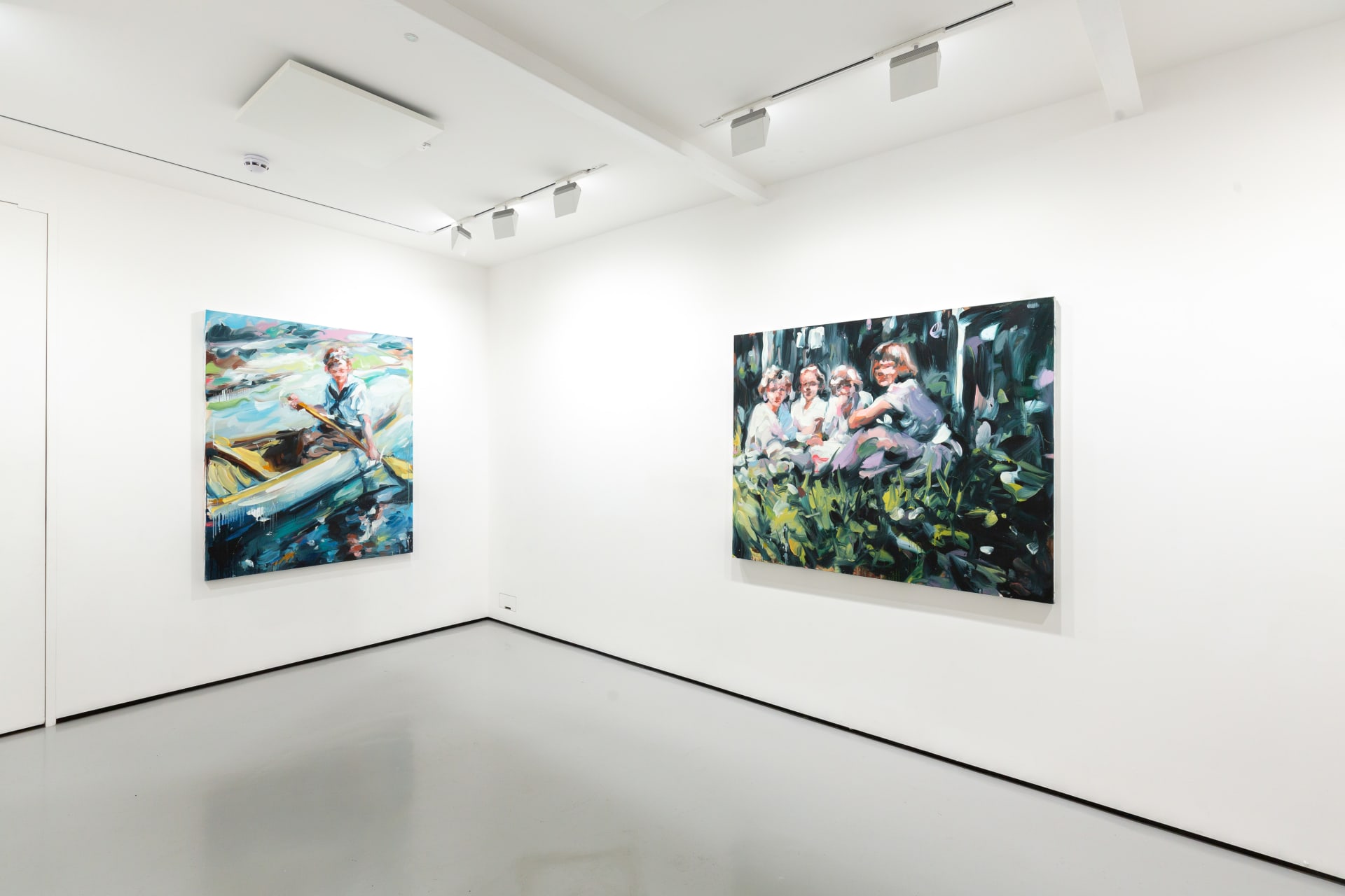 Installation shots of Laura Lancasters solo exhibition 'In Dreams' at Workplace | London