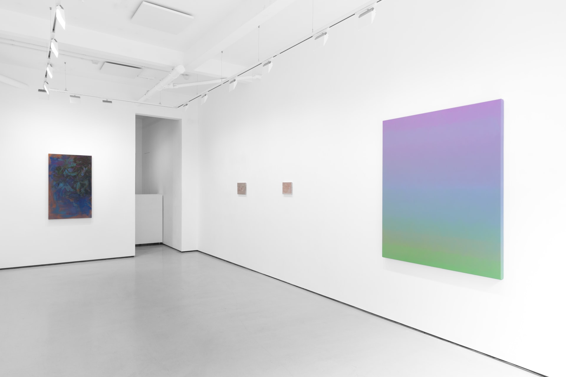 Installation view of the group exhibition Cold Enough for Snow