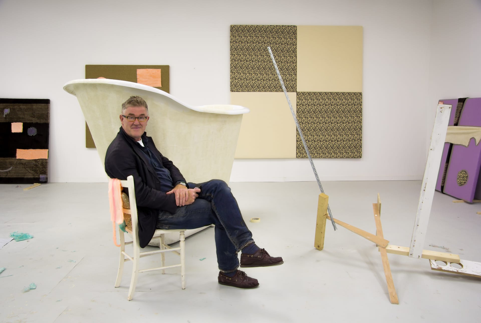 Eric Bainbridge in his studio
