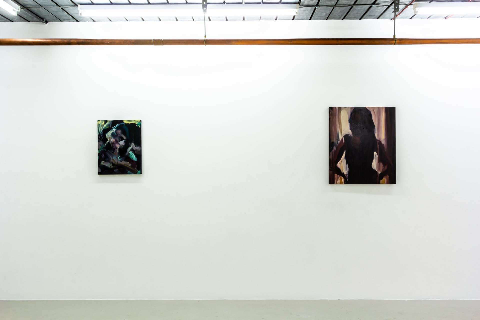 Installation photographs of Laura Lancaster's exhibition 'Shadows and Mirrors' at Workplace | London - 61 Conduit Street 