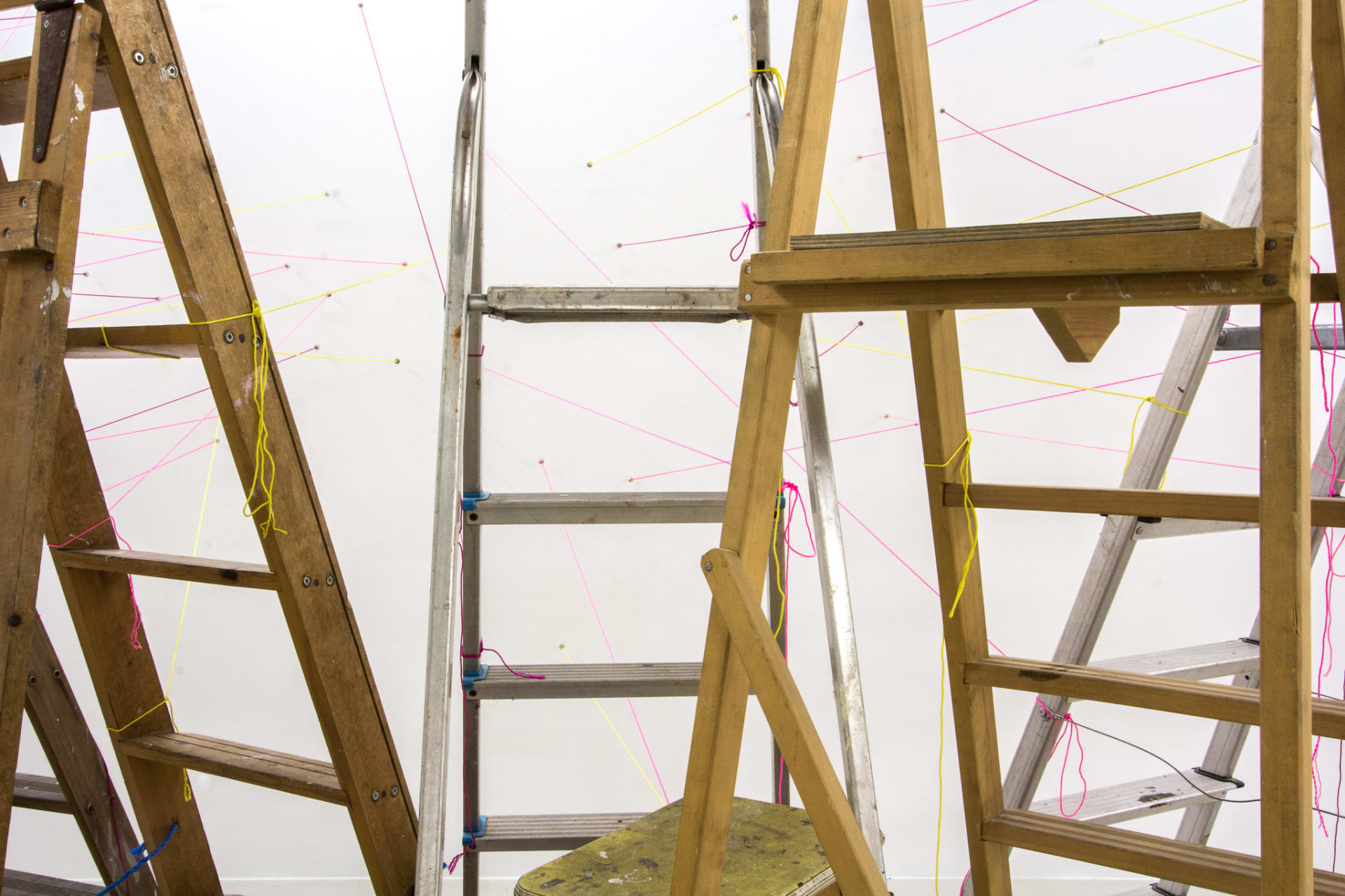 Installation documentation of Jo Coupe: All That Fall / Joseph Beuys: Wirtschaftswert at Workplace | London