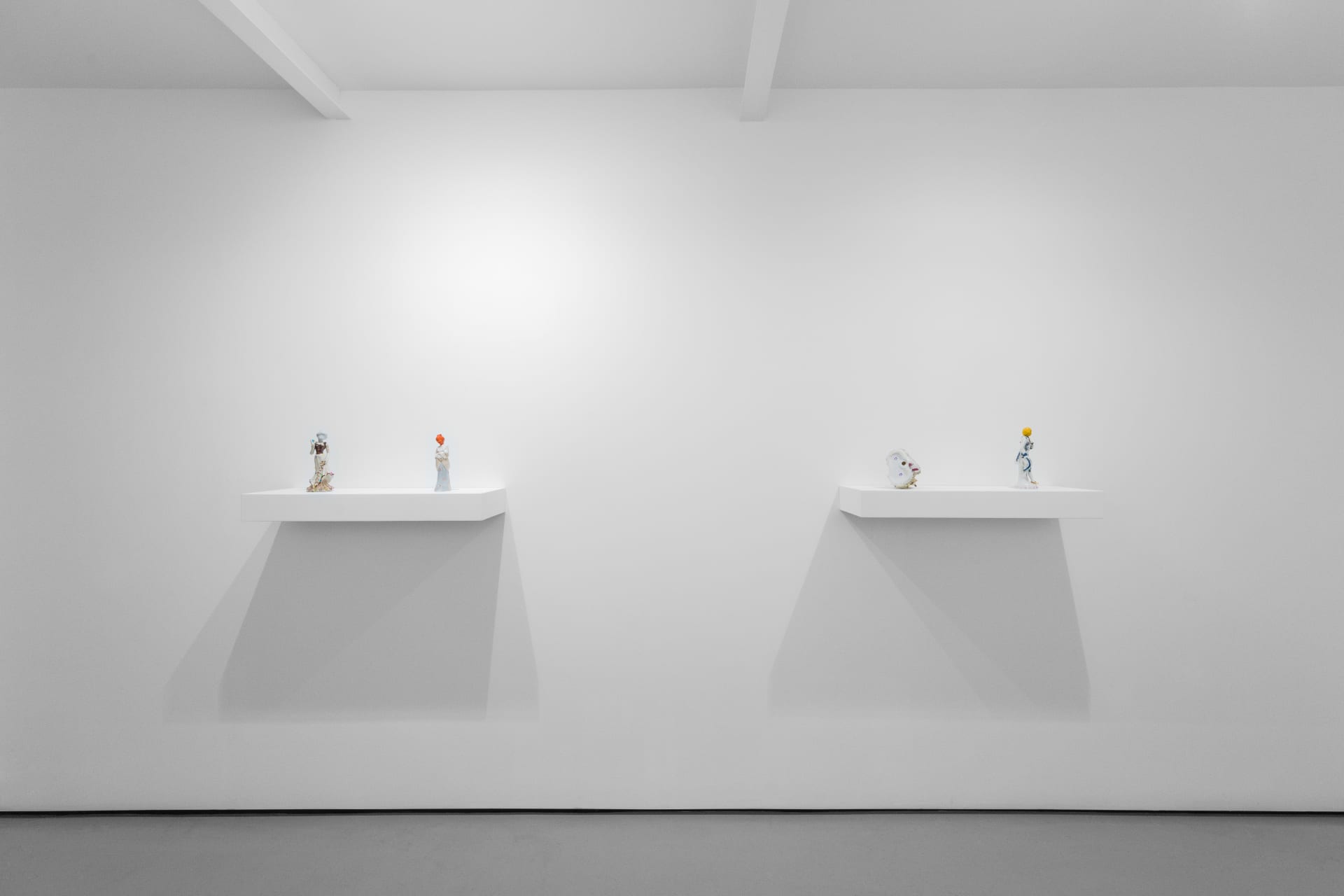 Installation shot of Eric Bainbridge's exhibition PLUCKPLUCK