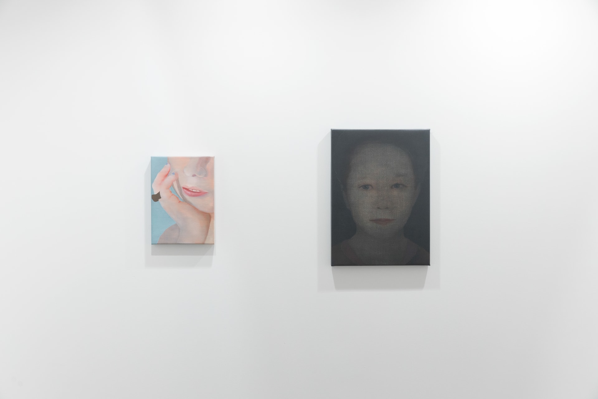 Installation views of 'Kaleidoscope' the inaugural group exhibition at Workplace in 50 Mortimer Street, Fitzrovia, London.
