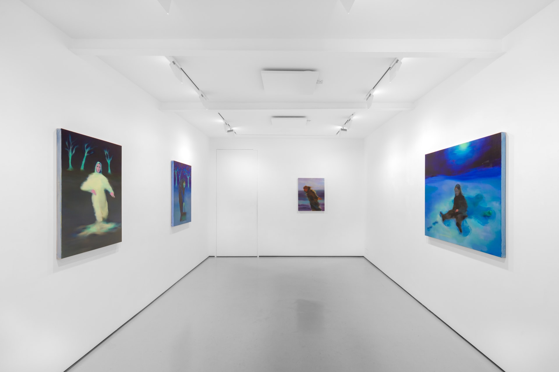 Installation views of Cathleen Clarke's solo exhibition 'A New Path' at Workplace London