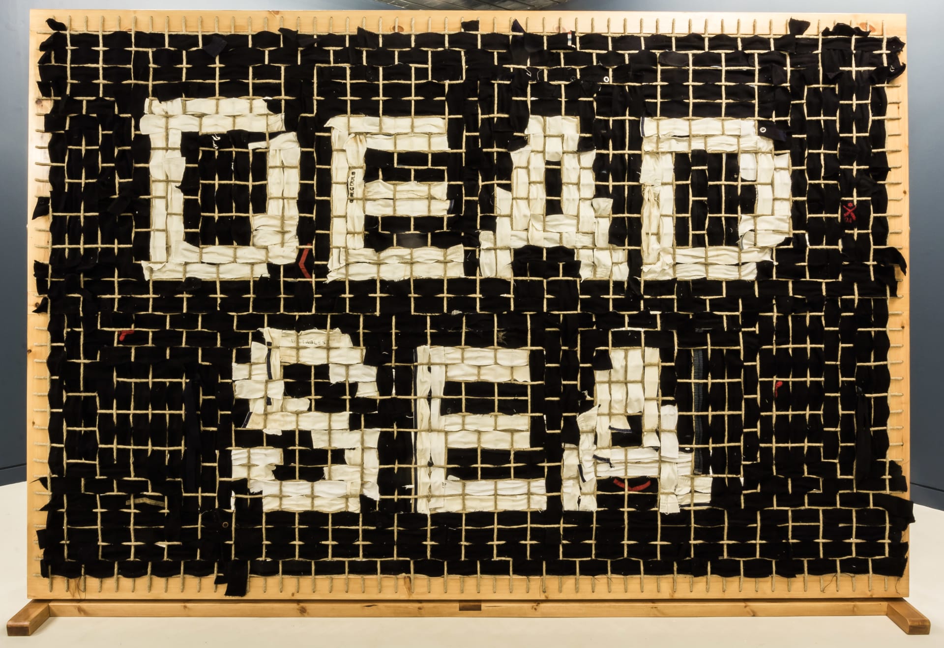 Installation photographs of Matt Stokes' exhibition "Dead Sea Deaf Sea" at Workplace in London in 2017