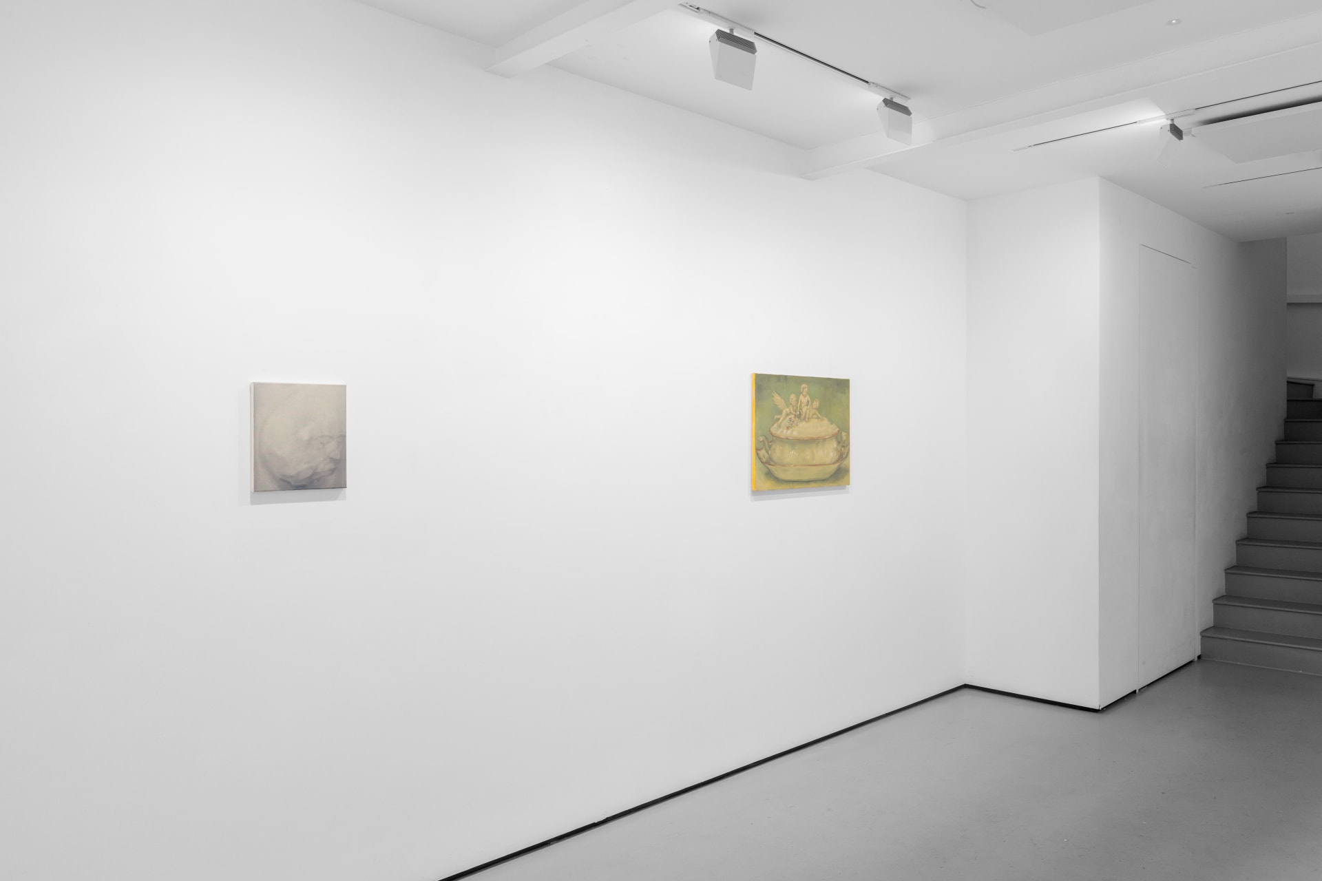 Installation view of the group exhibition Cold Enough for Snow