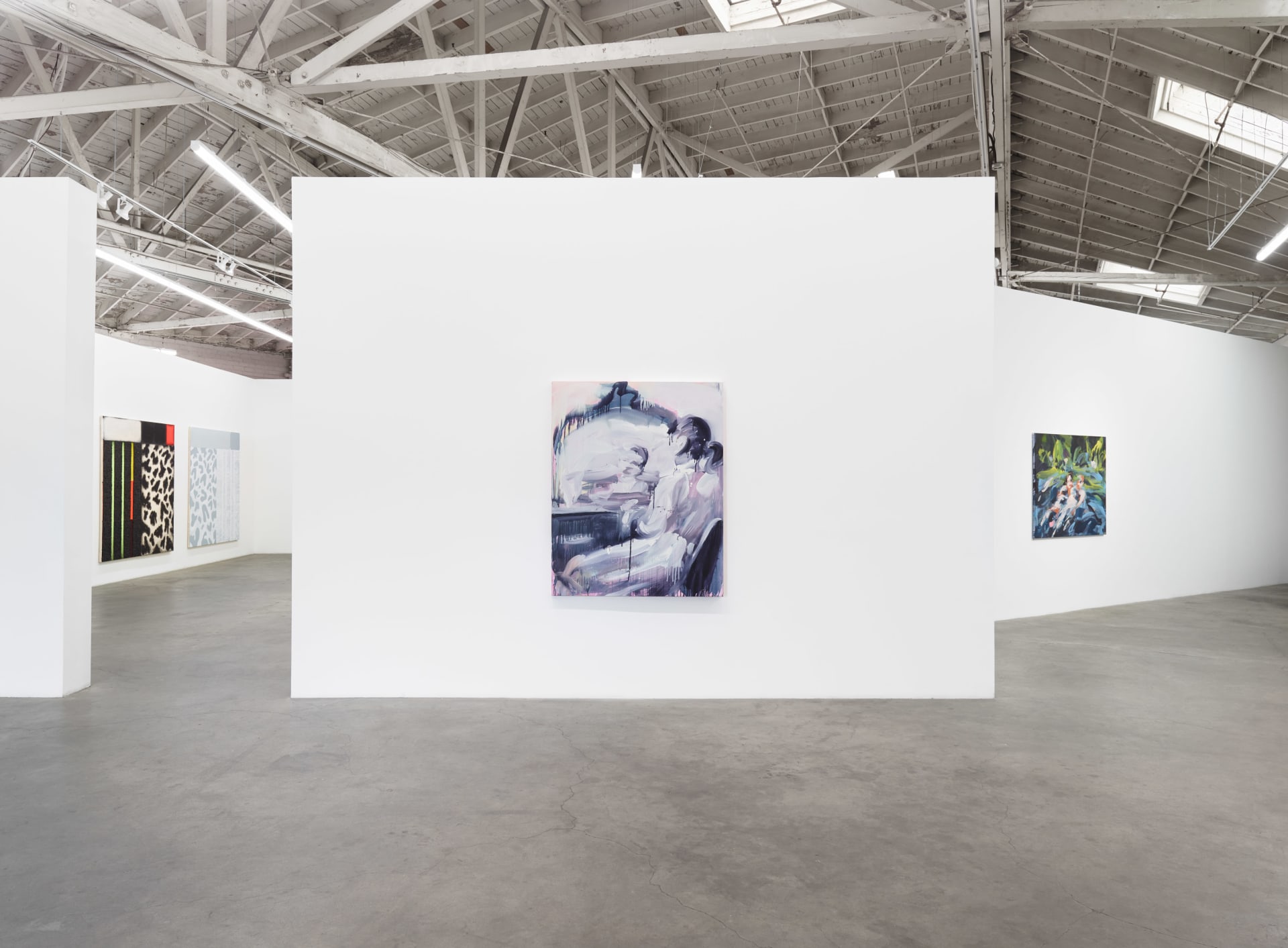 Installation images of Laura Lancaster's solo exhibition at Night Gallery, Los Angeles