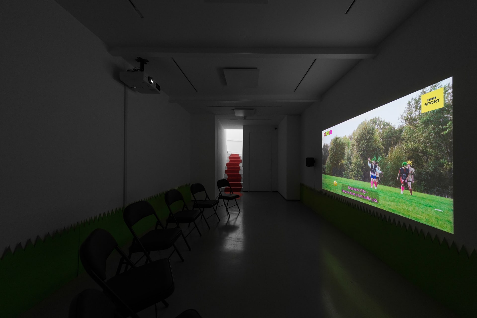 Installation photos of Rosa Johan Uddoh's exhibition 'Star Power' at Workplace | London 