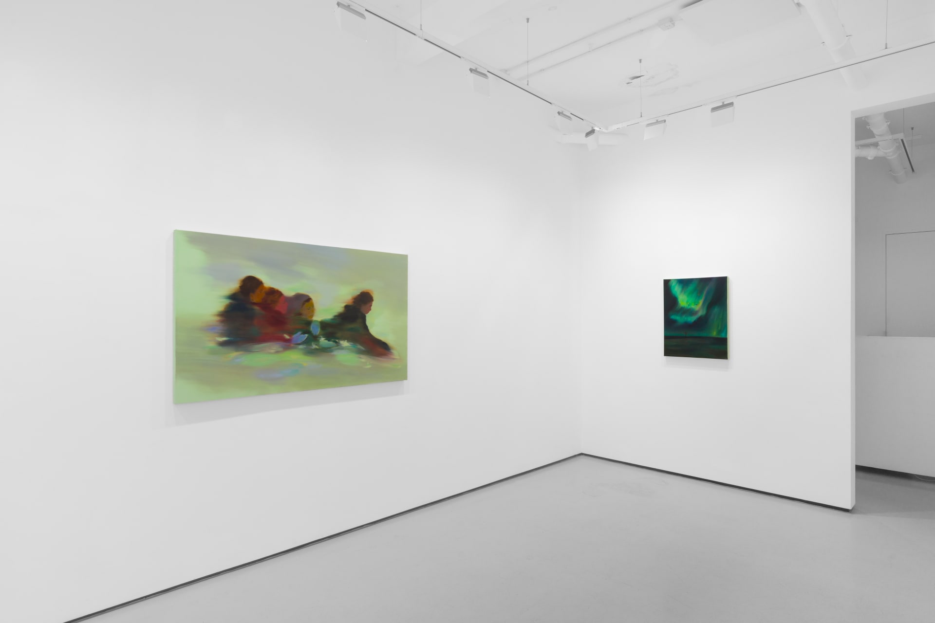 Installation views of Cathleen Clarke's solo exhibition 'A New Path' at Workplace London