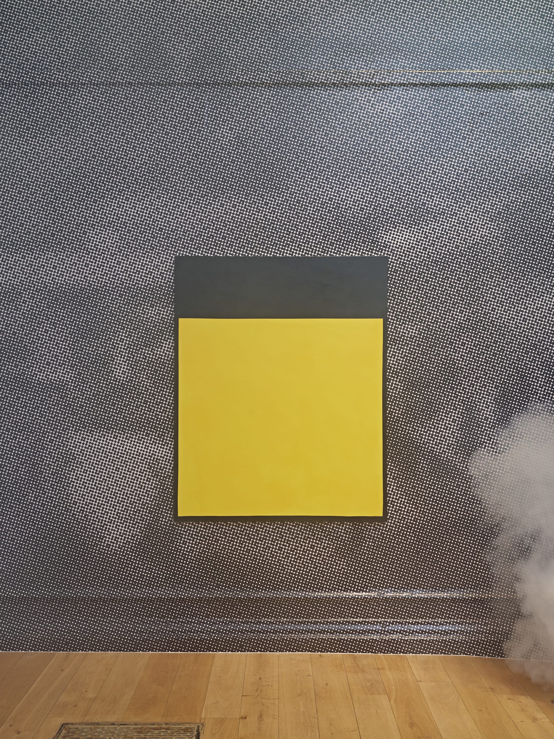 Installation views of Simeon Barclay's solo exhibition 'In the Name of the Father' at South London Gallery in September 2022