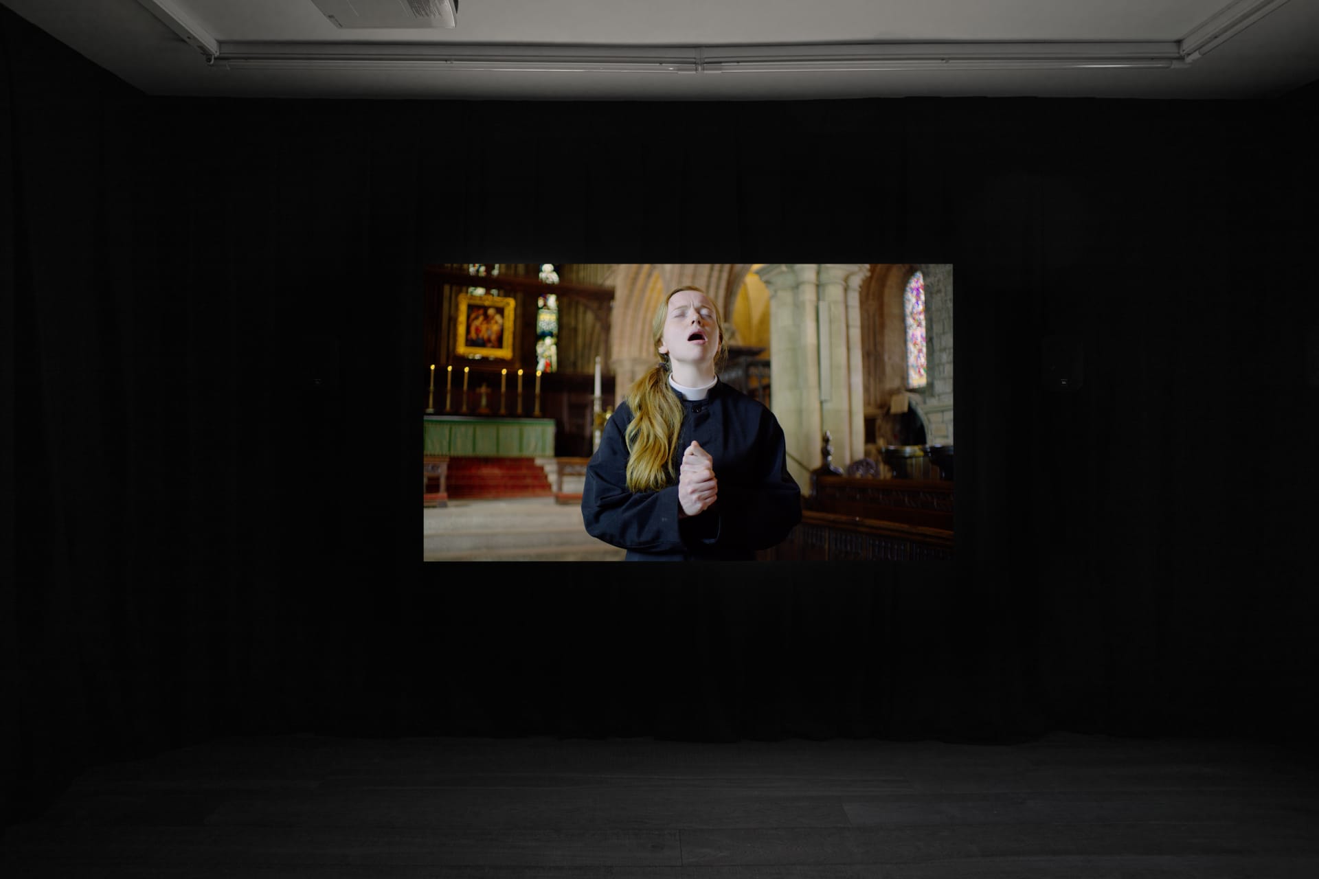 Installation photographs of Matt Stokes' exhibition 'This Liberty' at Workplace | London