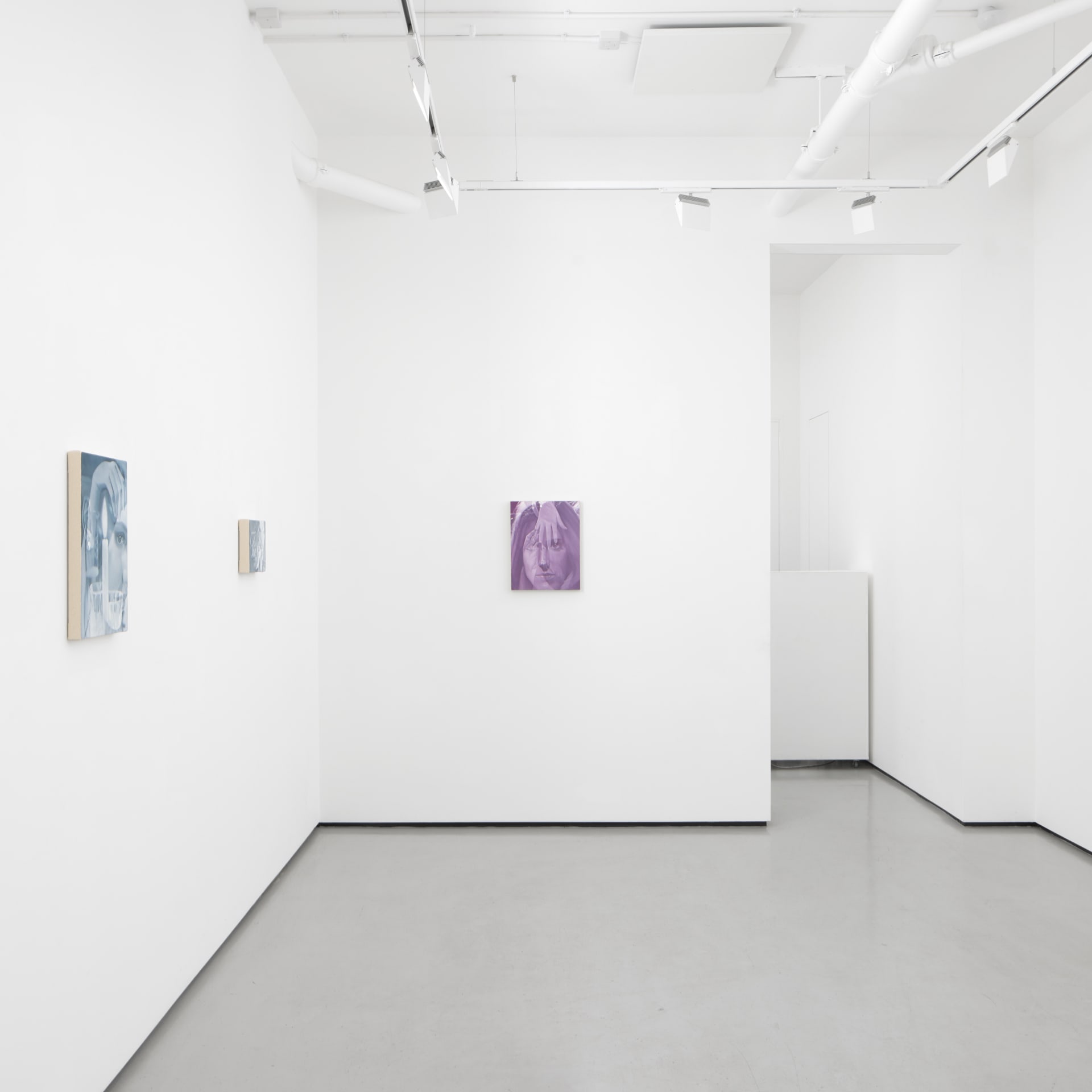 installation views of Julia Maiuri's exhibition at Workplace in London