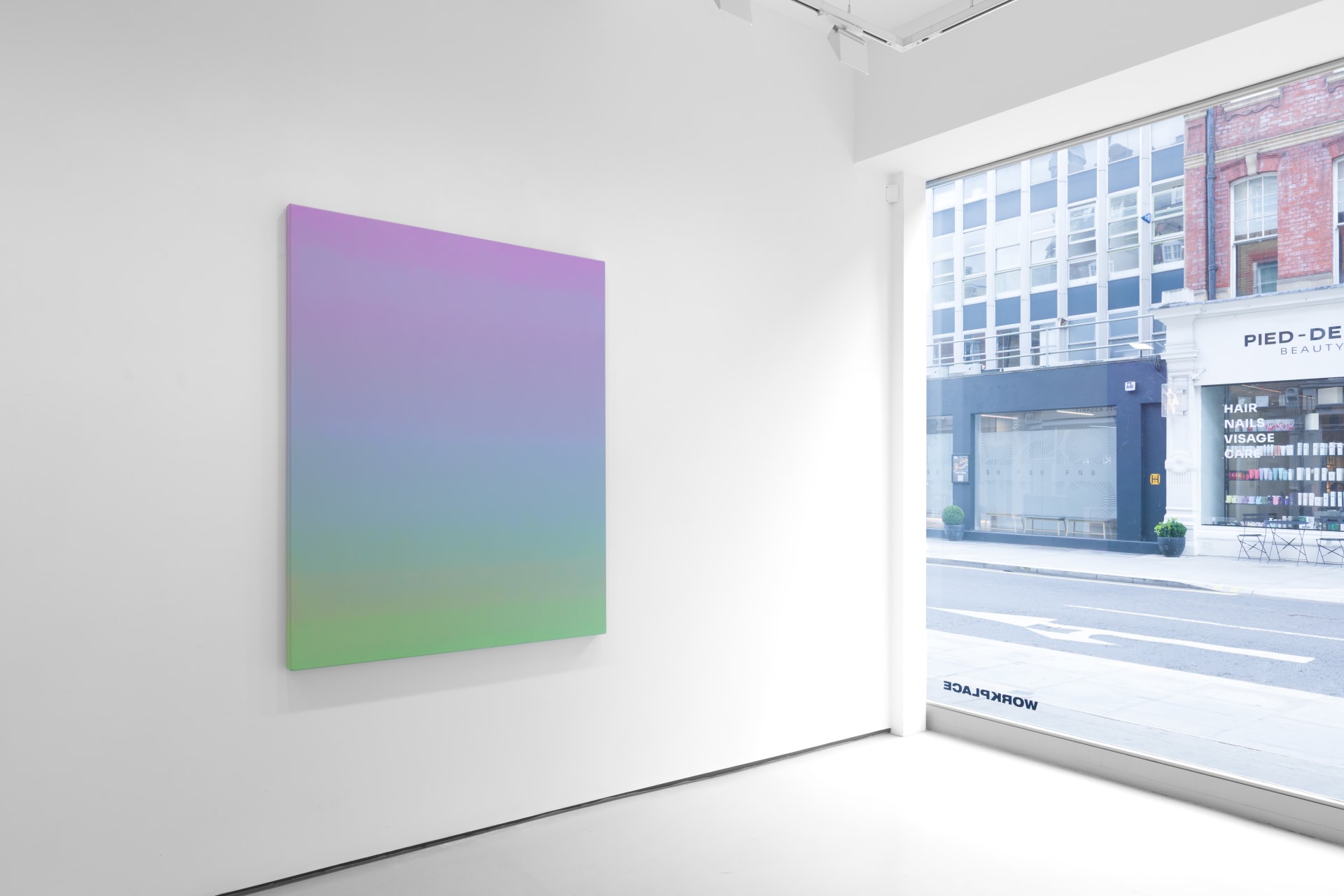 Installation view of the group exhibition Cold Enough for Snow