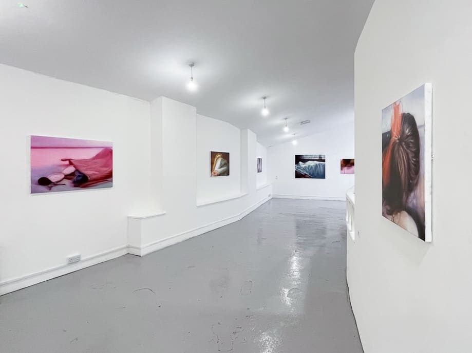 Installation images of Rachel Lancaster's exhibition at Elysium Gallery, Swansea