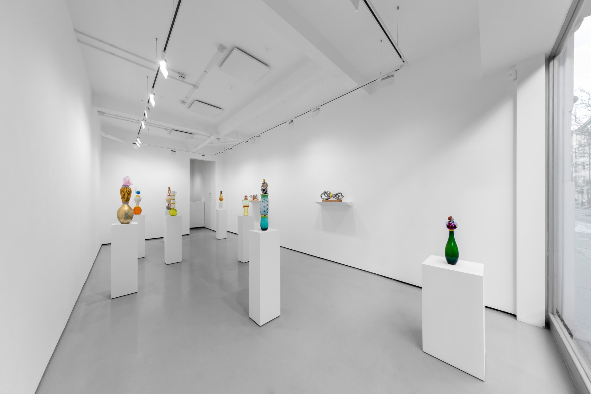 Installation shot of Eric Bainbridge's exhibition PLUCKPLUCK