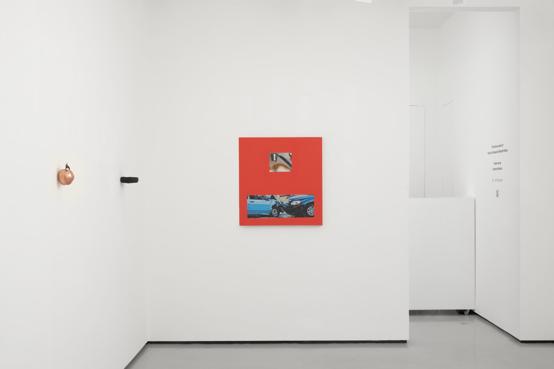 installation shots of 'The Future Leaks Out' at Workplace | London