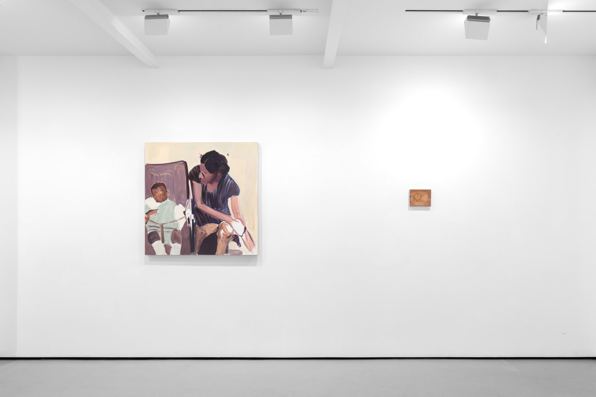 Installation view of the group exhibition Cold Enough for Snow