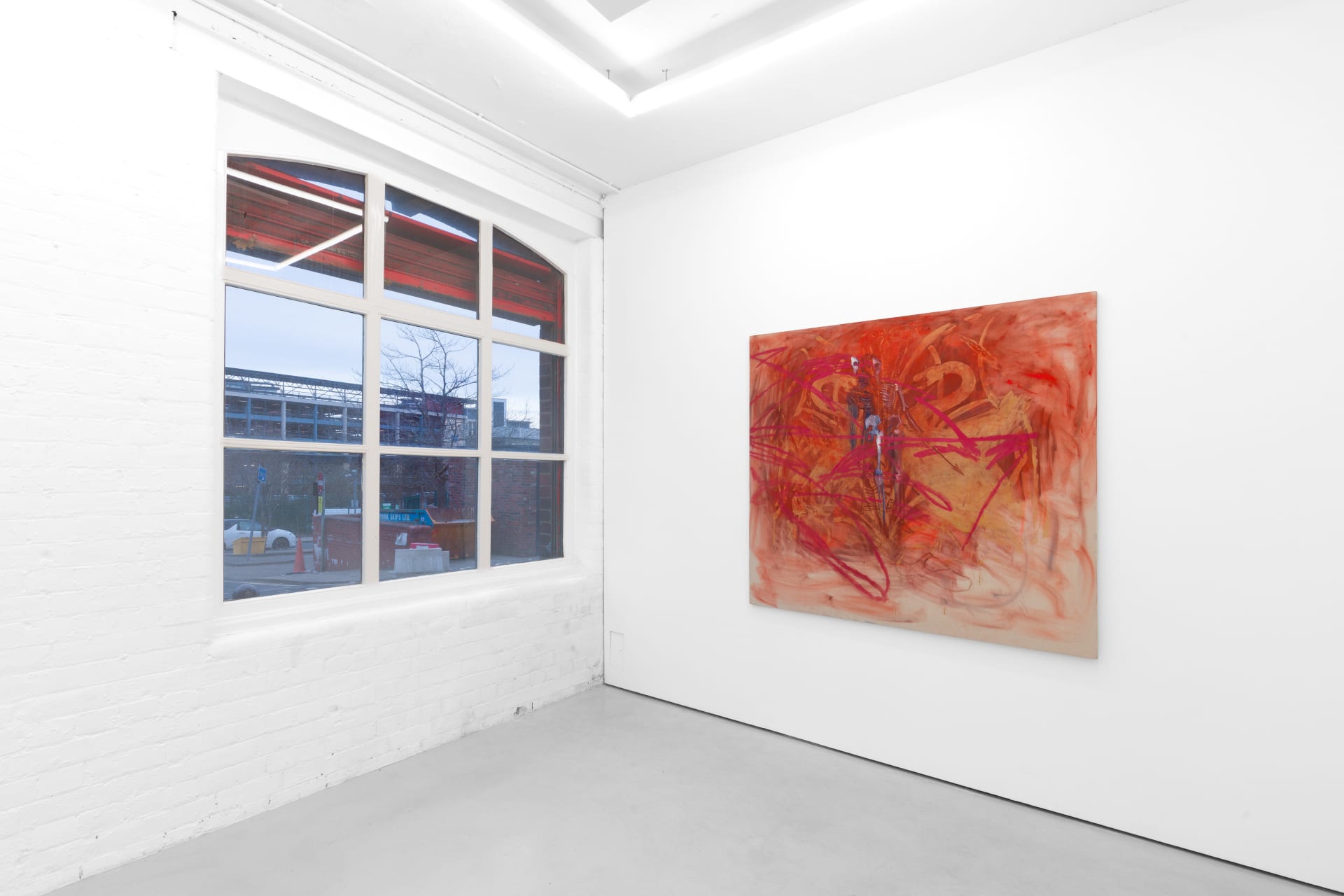 Installation shots of Double Persephone - a group exhibition of works by Celia Hempton, Laura Lancaster, Lucy Stein and Phoebe Unwin at Workplace | Newcastle