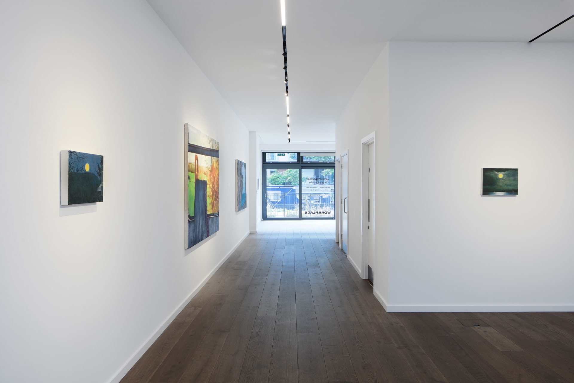Install images of James Prapaithong's exhibition 'A Year Ago Today' at Workplace | London
