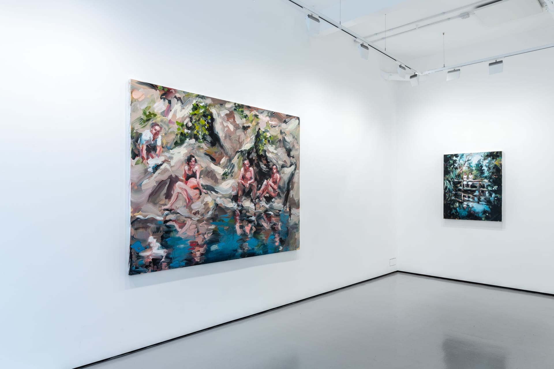 Installation shots of Laura Lancasters solo exhibition 'In Dreams' at Workplace | London