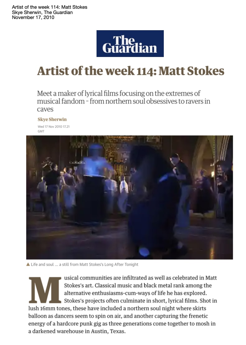 Artist of the week 114: Matt Stokes 