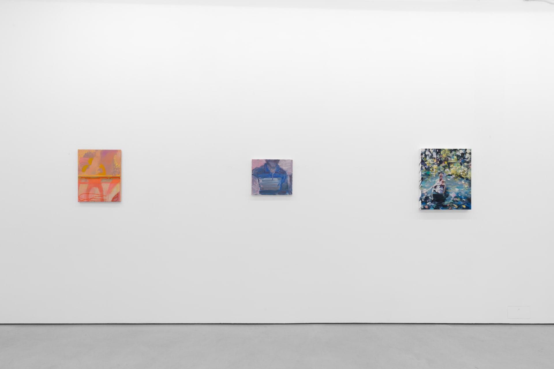 Installation shots of Double Persephone - a group exhibition of works by Celia Hempton, Laura Lancaster, Lucy Stein and Phoebe Unwin at Workplace | Newcastle