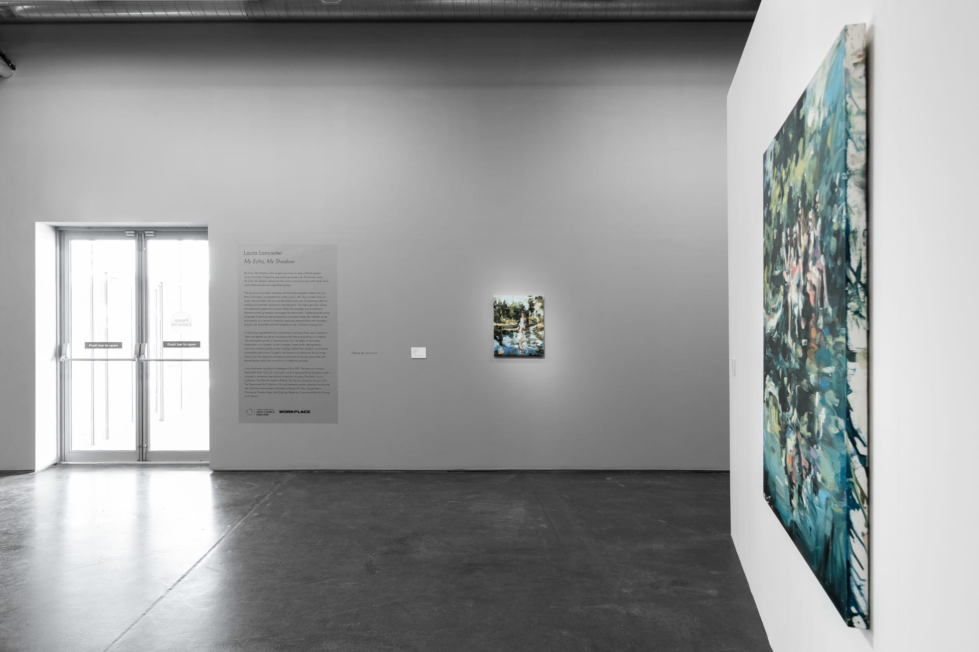 Installation photographs of Laura Lancaster's exhibition 'My Echo, My Shadow' at Northern Gallery for Contemporary Art, Sunderland