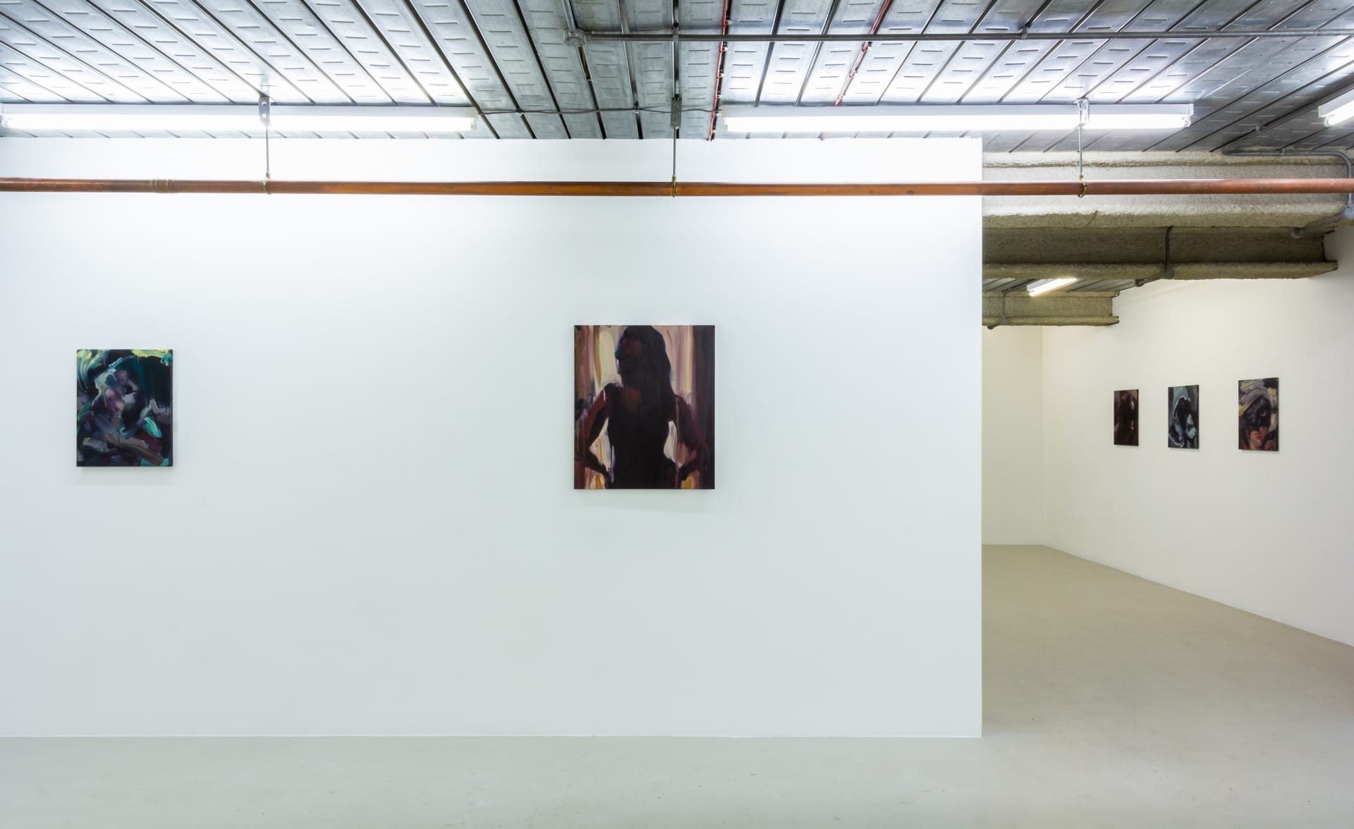 Installation photographs of Laura Lancaster's exhibition 'Shadows and Mirrors' at Workplace | London - 61 Conduit Street 