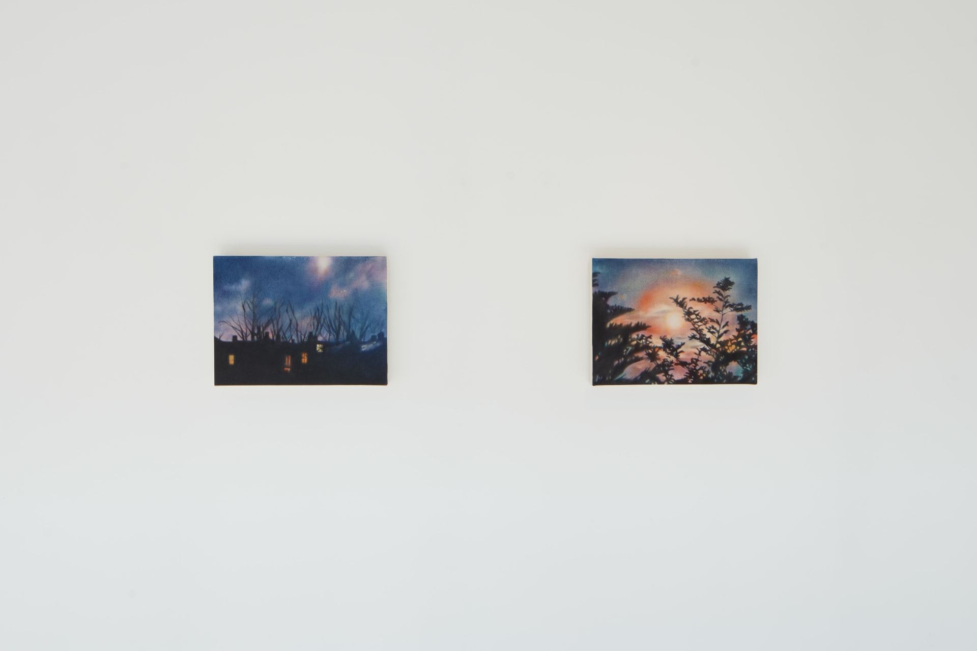 Install images of James Prapaithong's exhibition 'A Year Ago Today' at Workplace | London