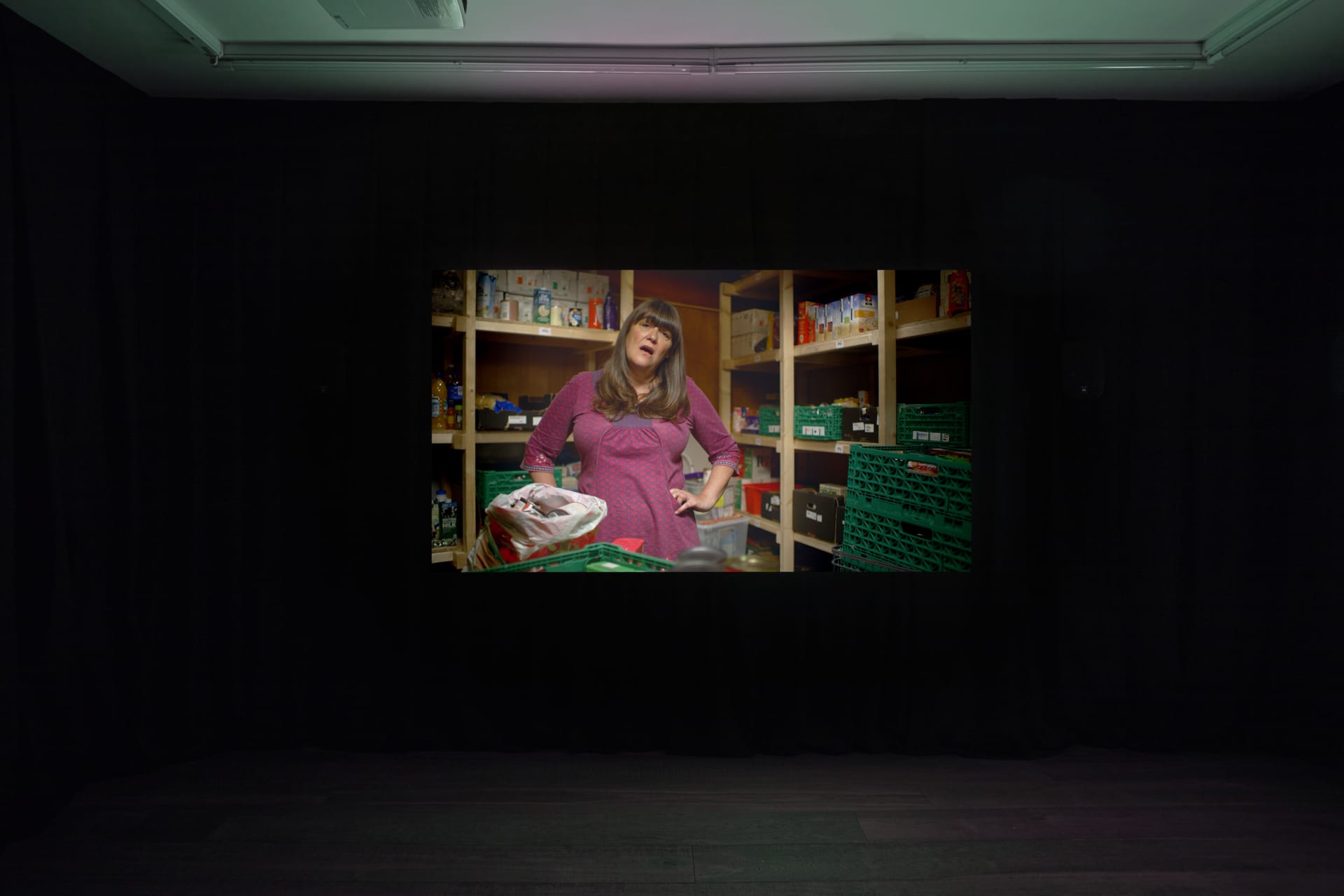 Installation photographs of Matt Stokes' exhibition 'This Liberty' at Workplace | London