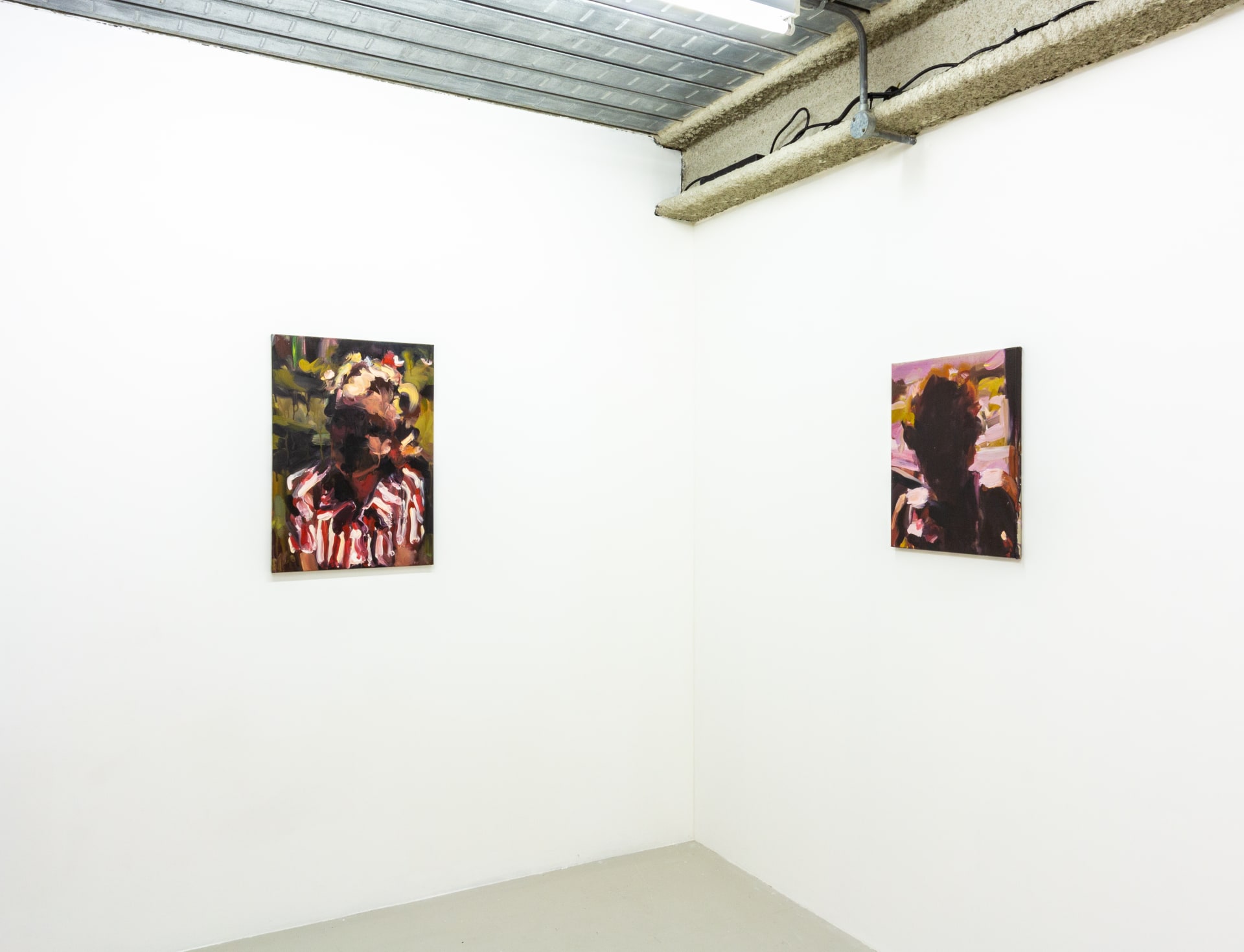 Installation photographs of Laura Lancaster's exhibition 'Shadows and Mirrors' at Workplace | London - 61 Conduit Street 