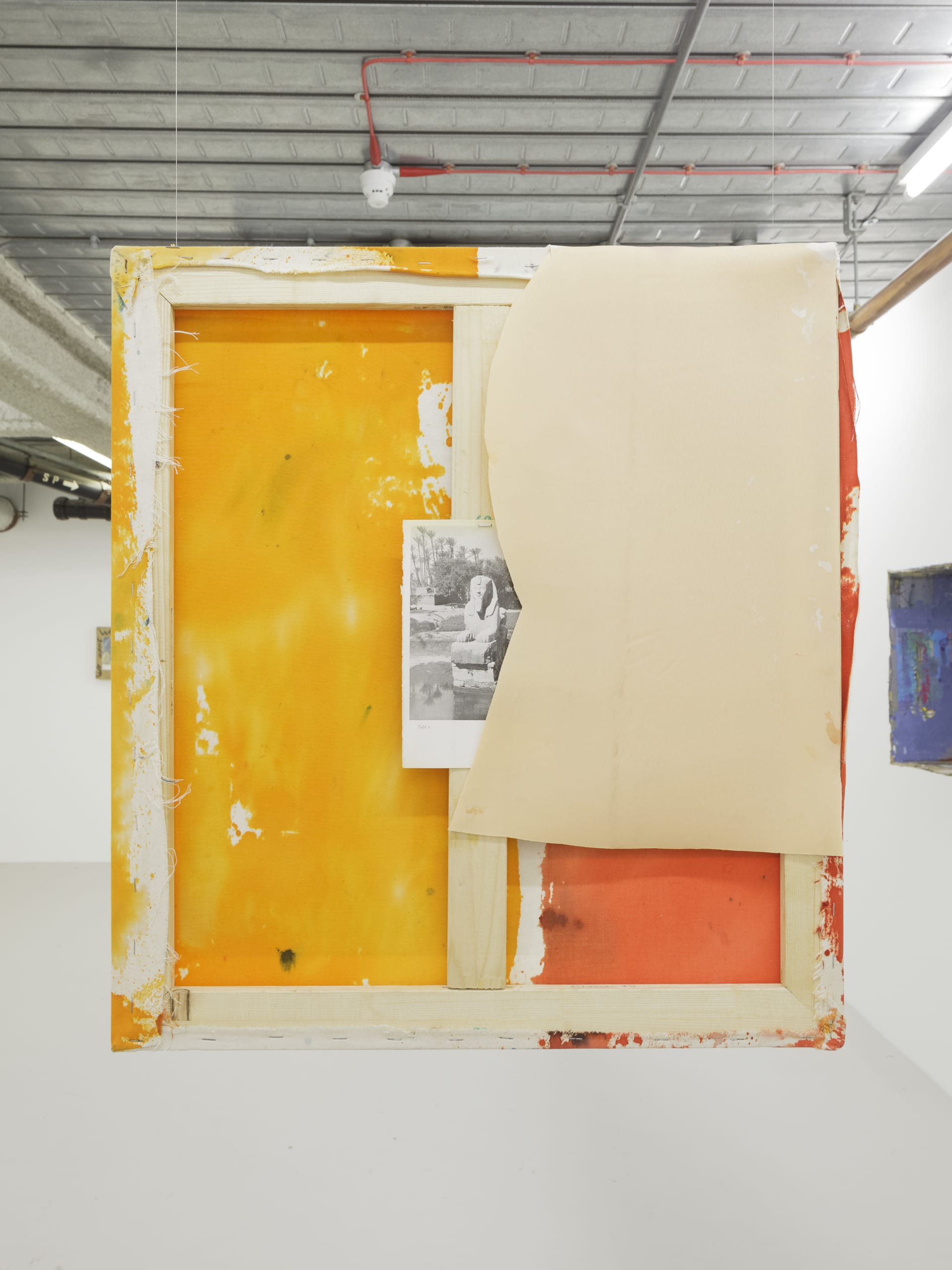 installation shots of Hugo Canoilas' exhibition at Workplace London