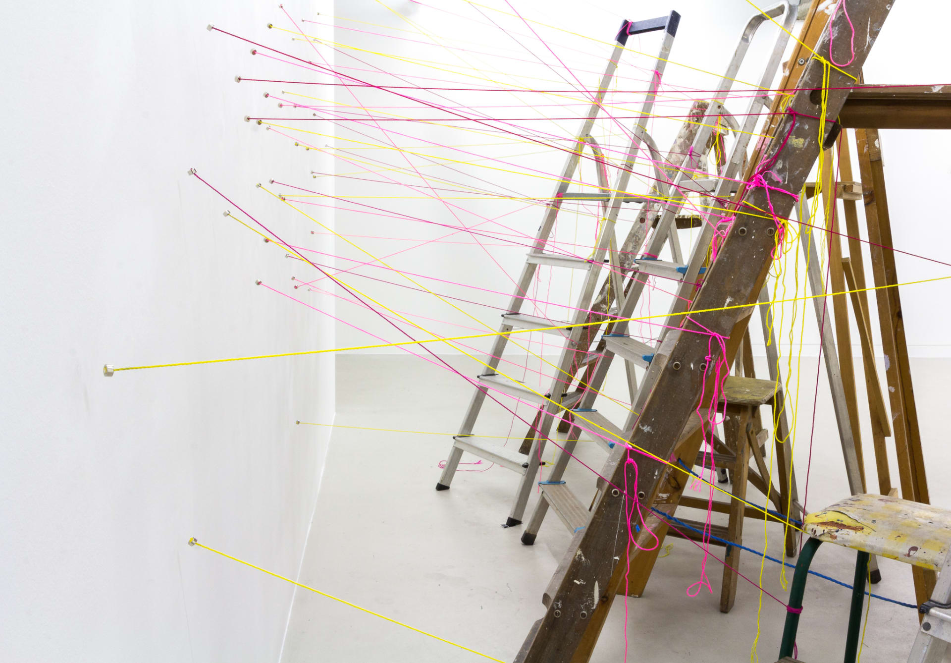 Installation documentation of Jo Coupe: All That Fall / Joseph Beuys: Wirtschaftswert at Workplace | London