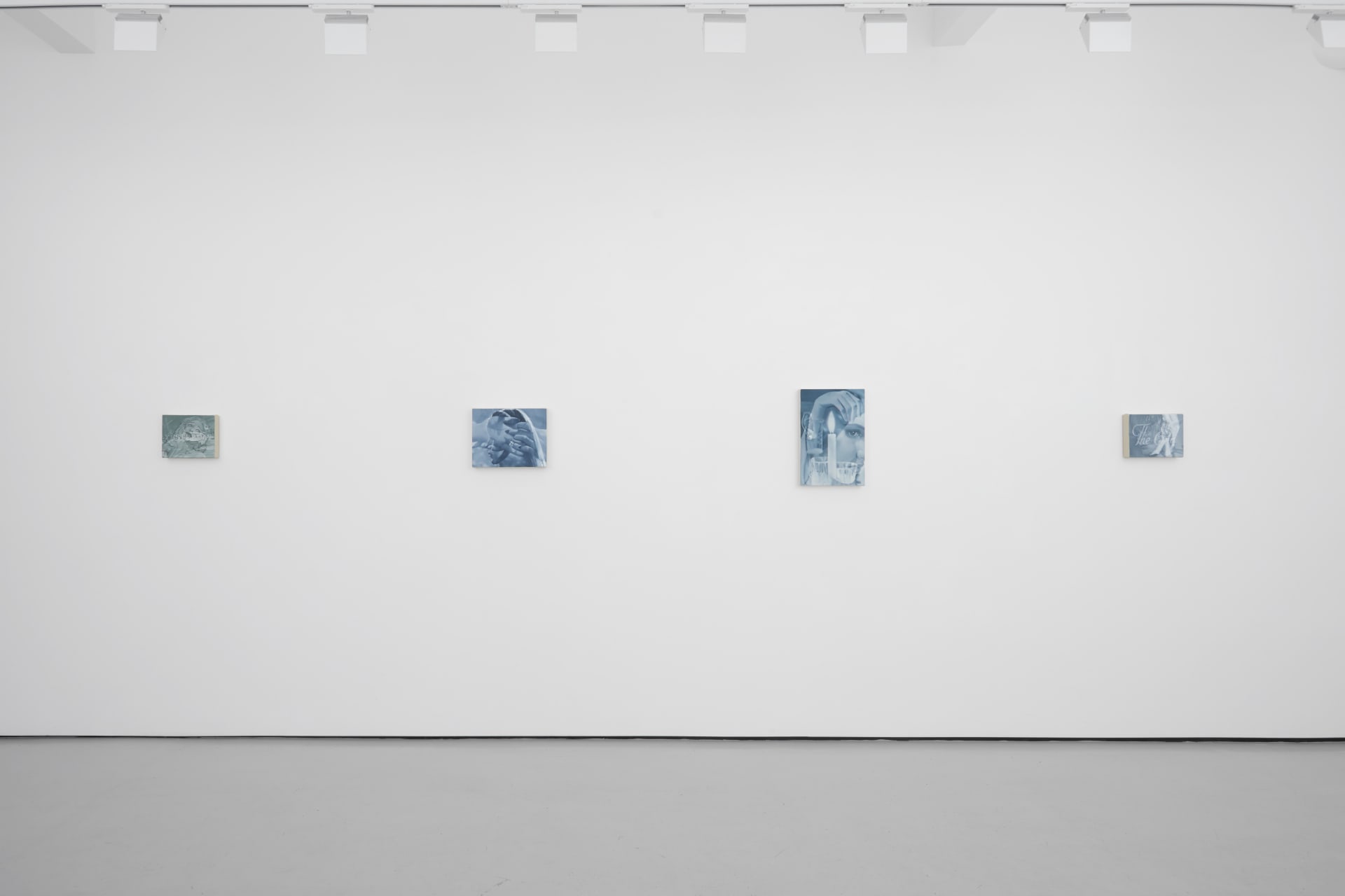 installation views of Julia Maiuri's exhibition at Workplace in London